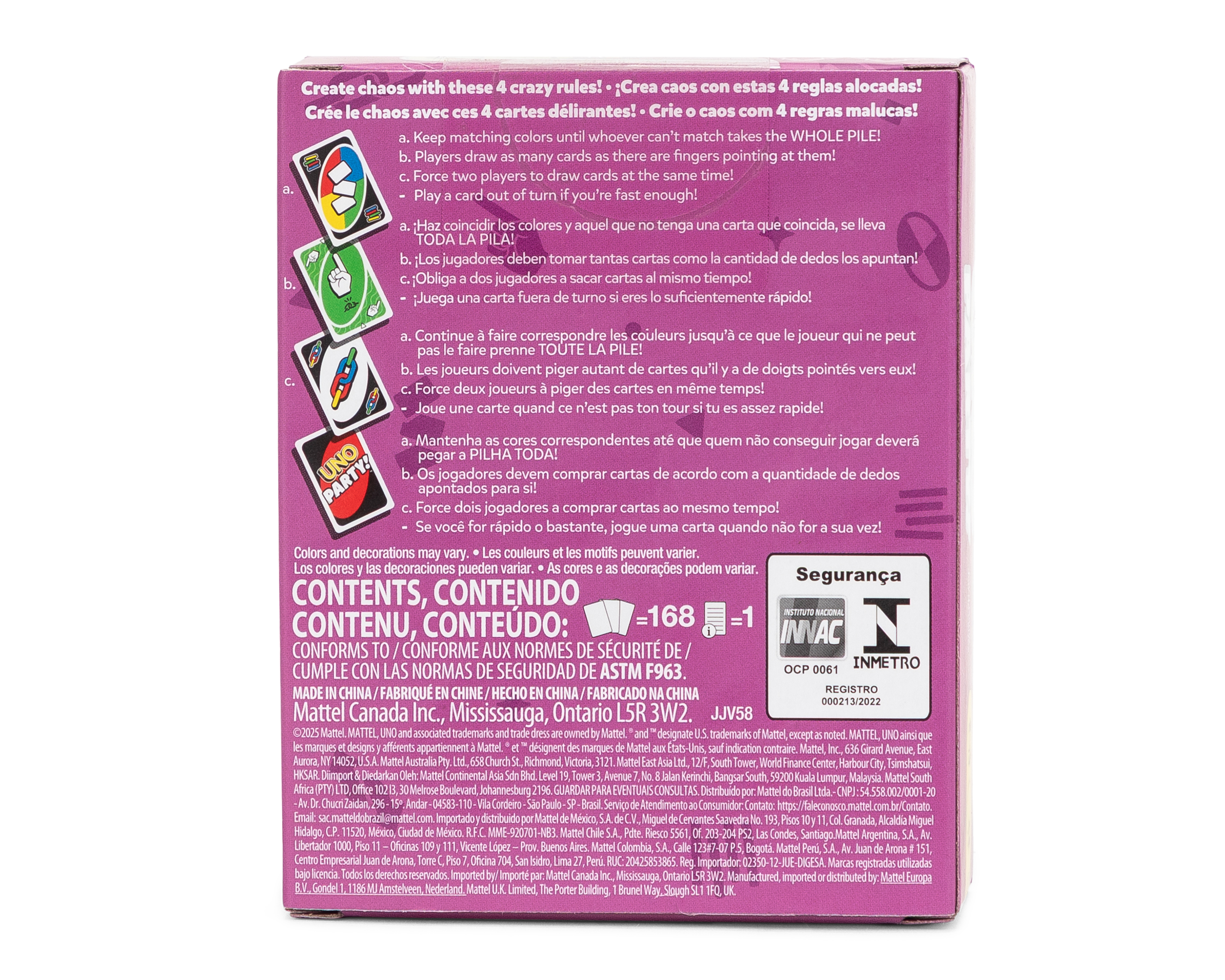 Foto 4 | Foto 4 | Juego de Mesa UNO Party Mattel