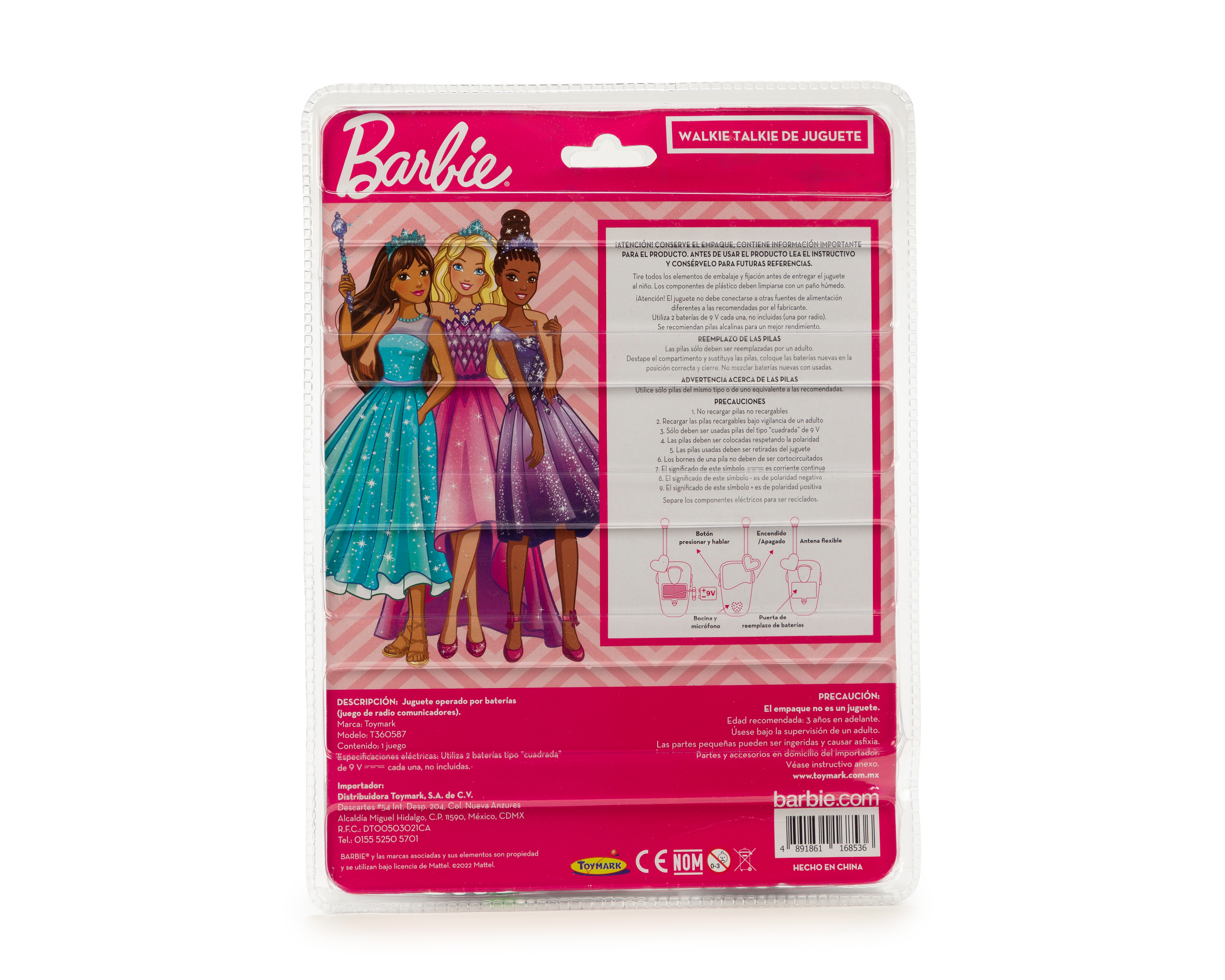 Foto 2 | Foto 2 | Walkie Talkies Toymark Barbie