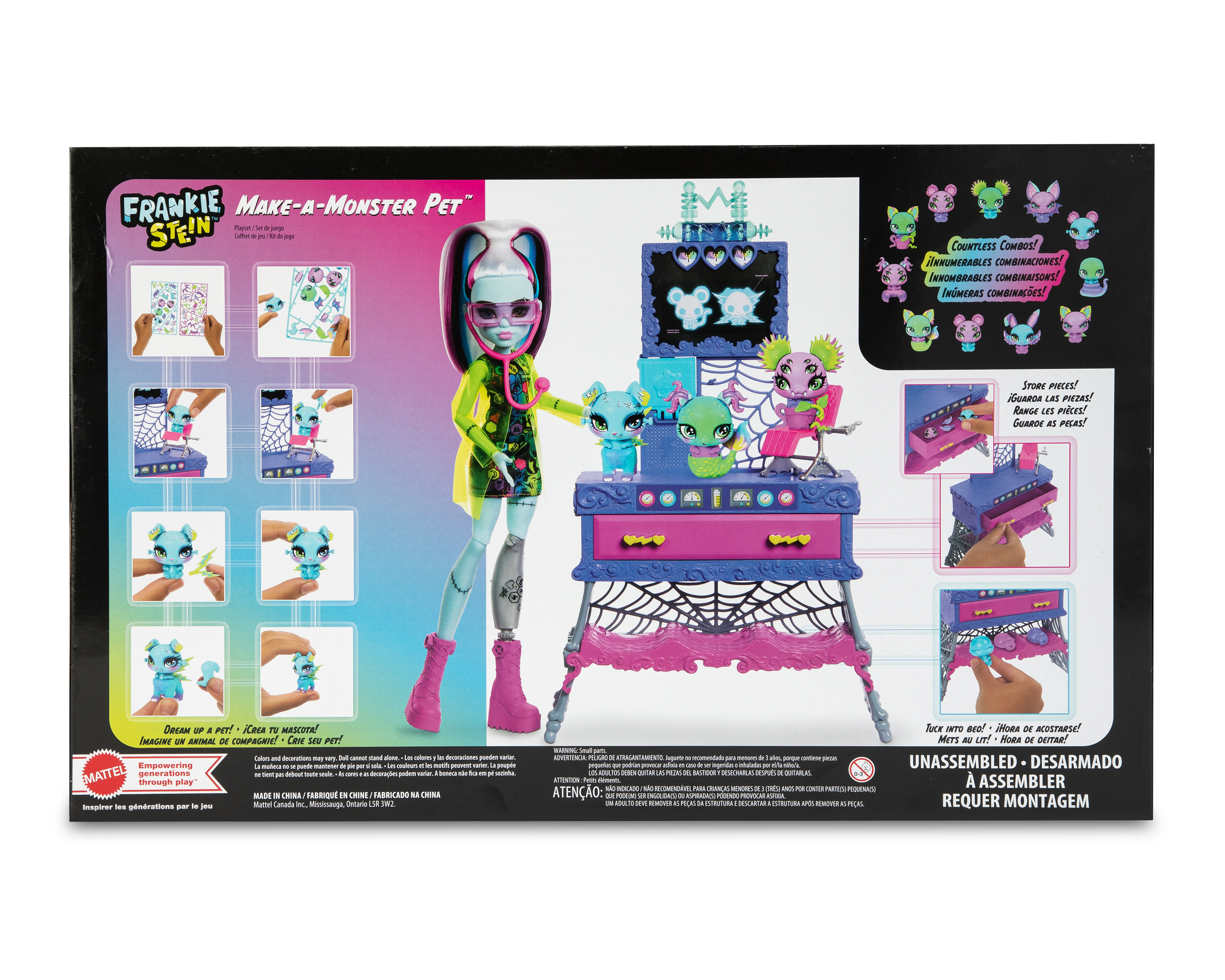 Foto 3 pulgar | Foto 2 | Muñeca Monster High Frankie Stein con Accesorios