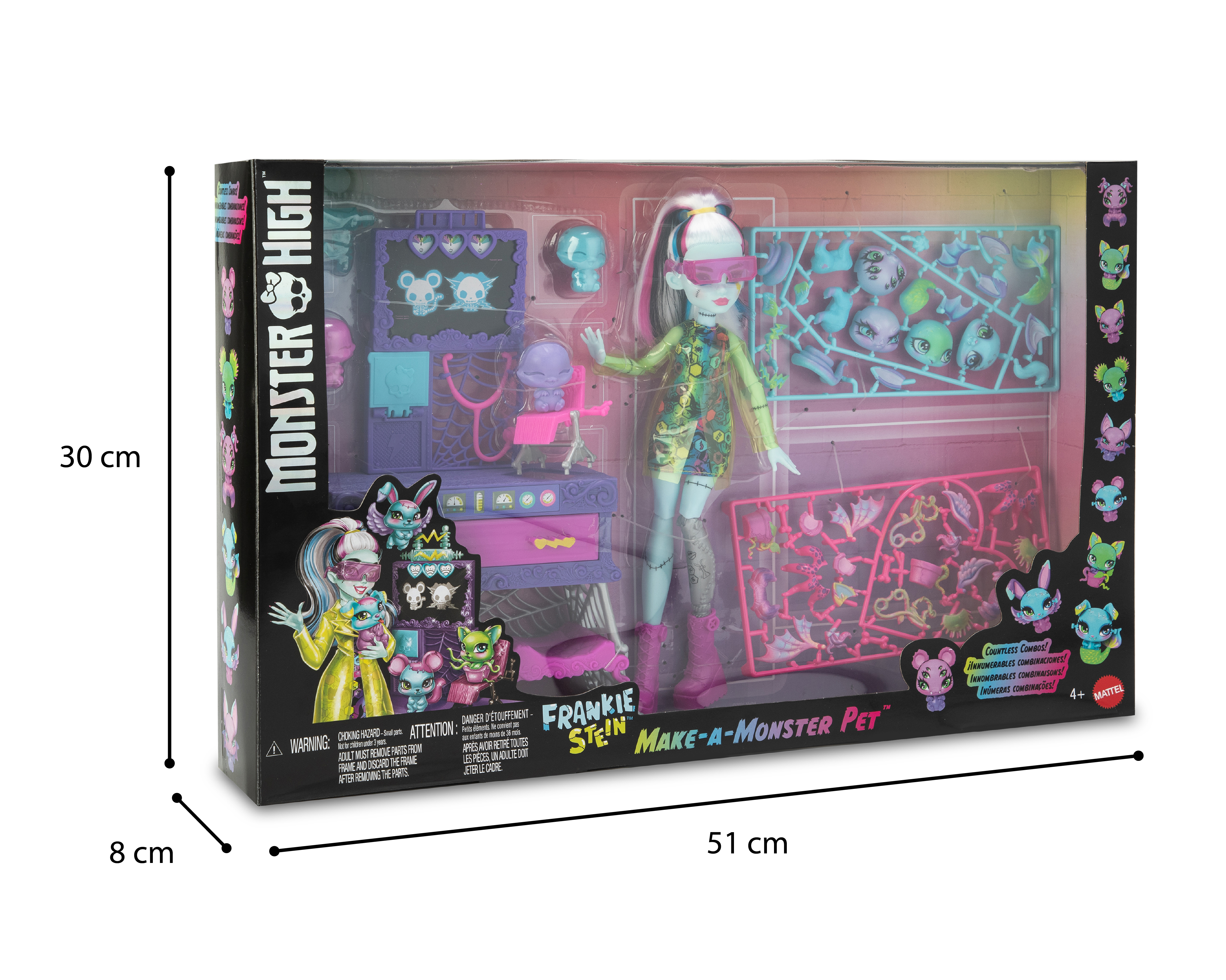 Foto 4 pulgar | Foto 3 | Muñeca Monster High Frankie Stein con Accesorios