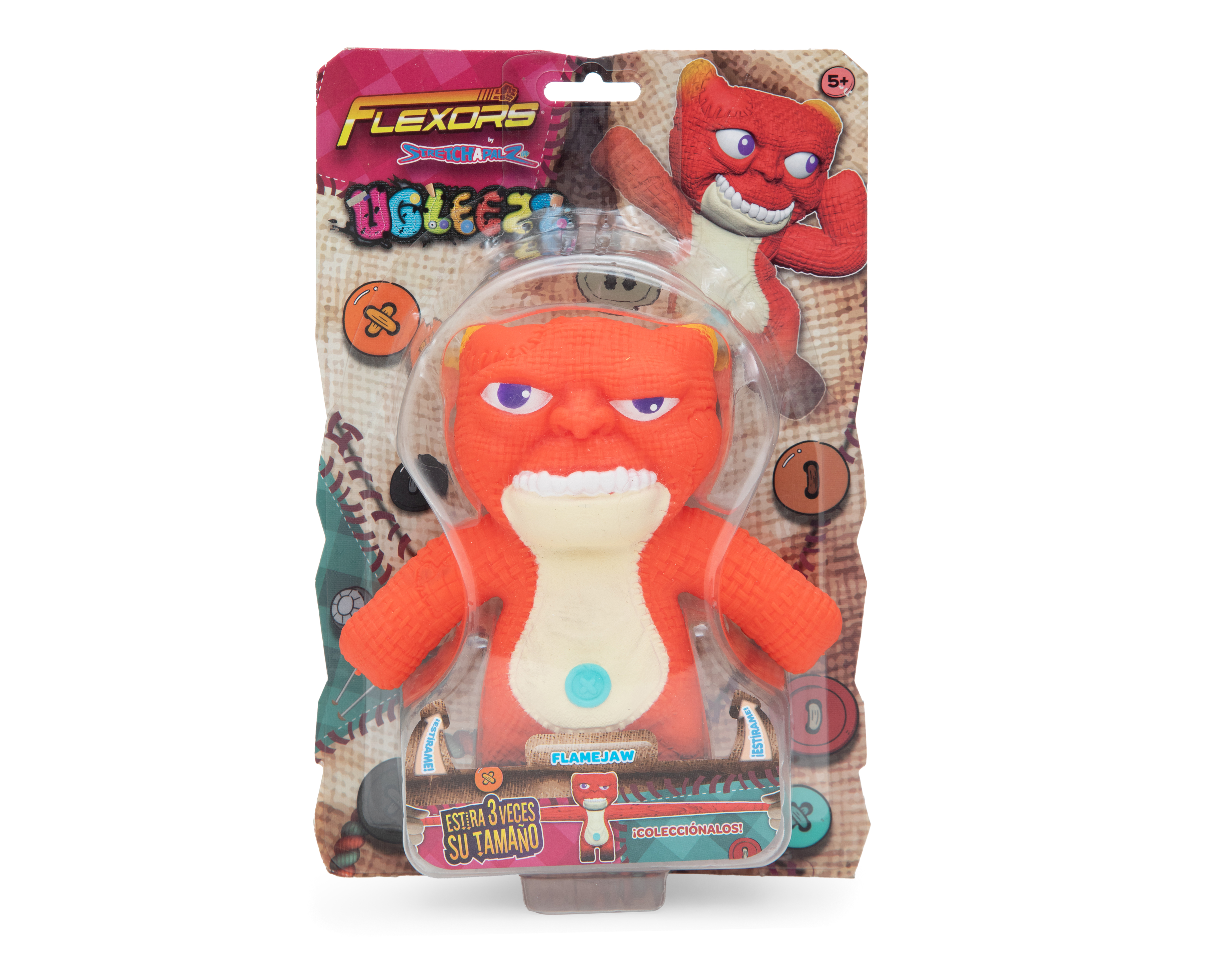 Foto 4 pulgar | Foto 3 | Figura Estirable Flexors Anaranjada