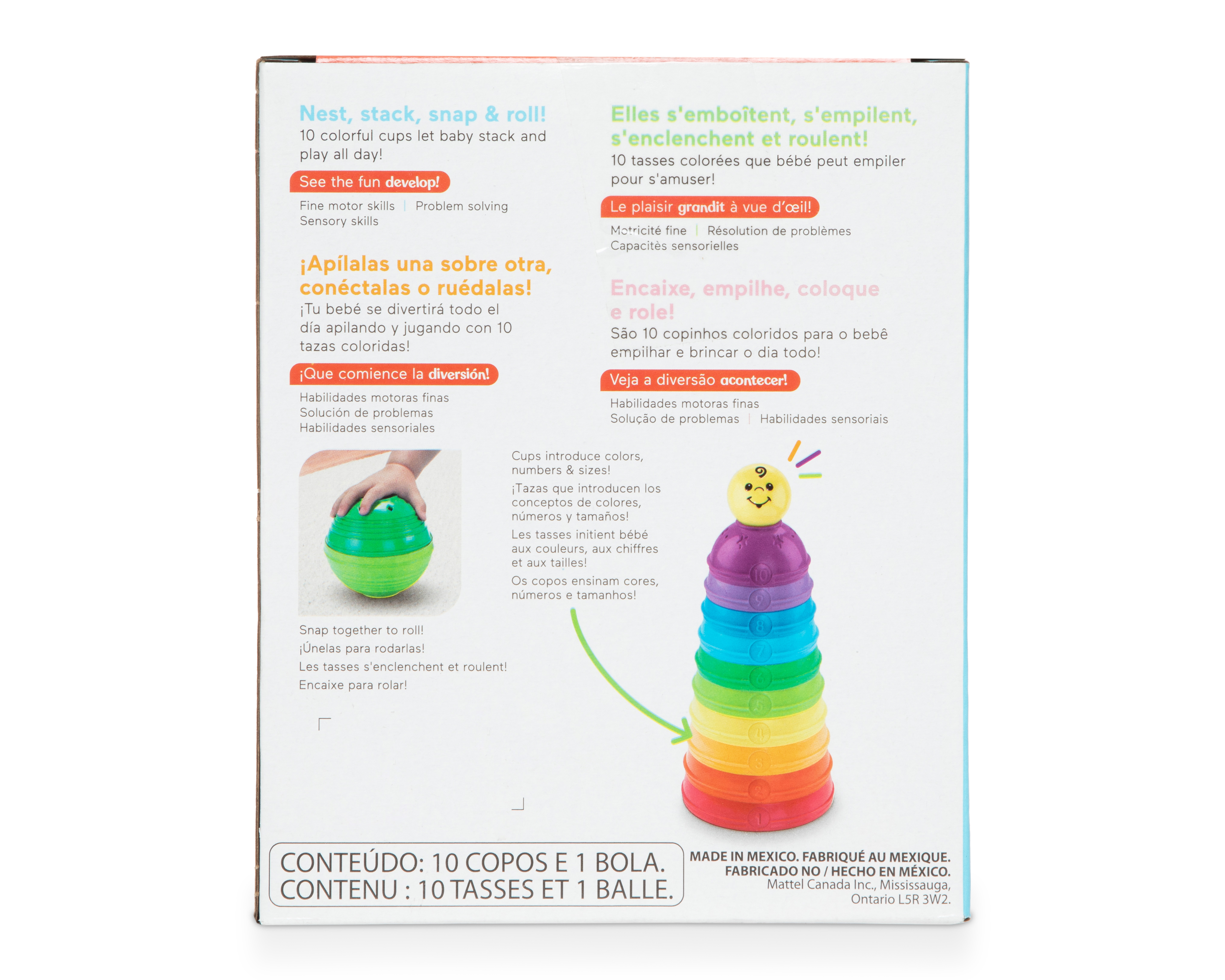 Foto 5 | Foto 5 | Juego de Tazas de Actividades Fisher-Price