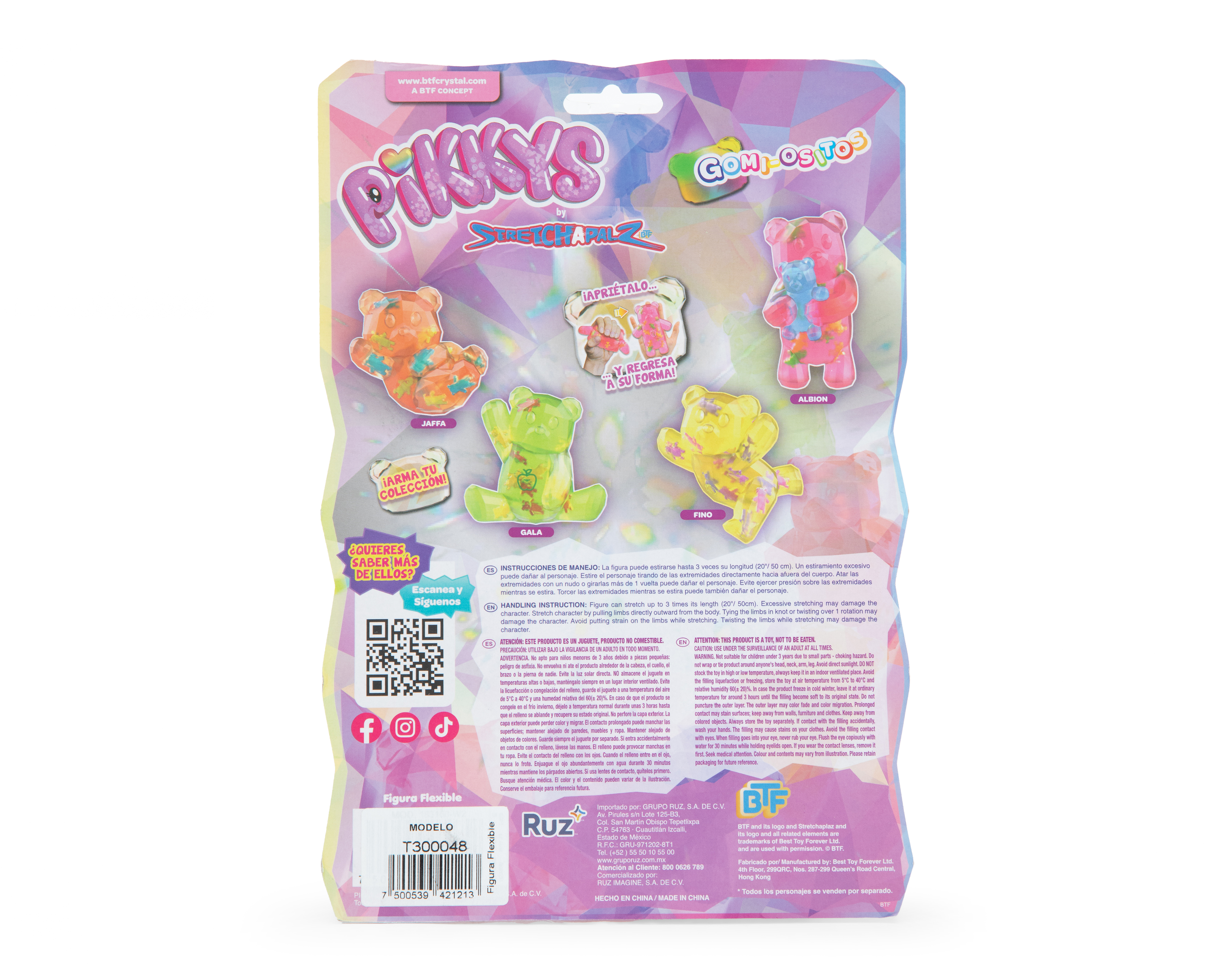 Foto 5 pulgar | Foto 4 | Oso Estirable Pikkys Rosa