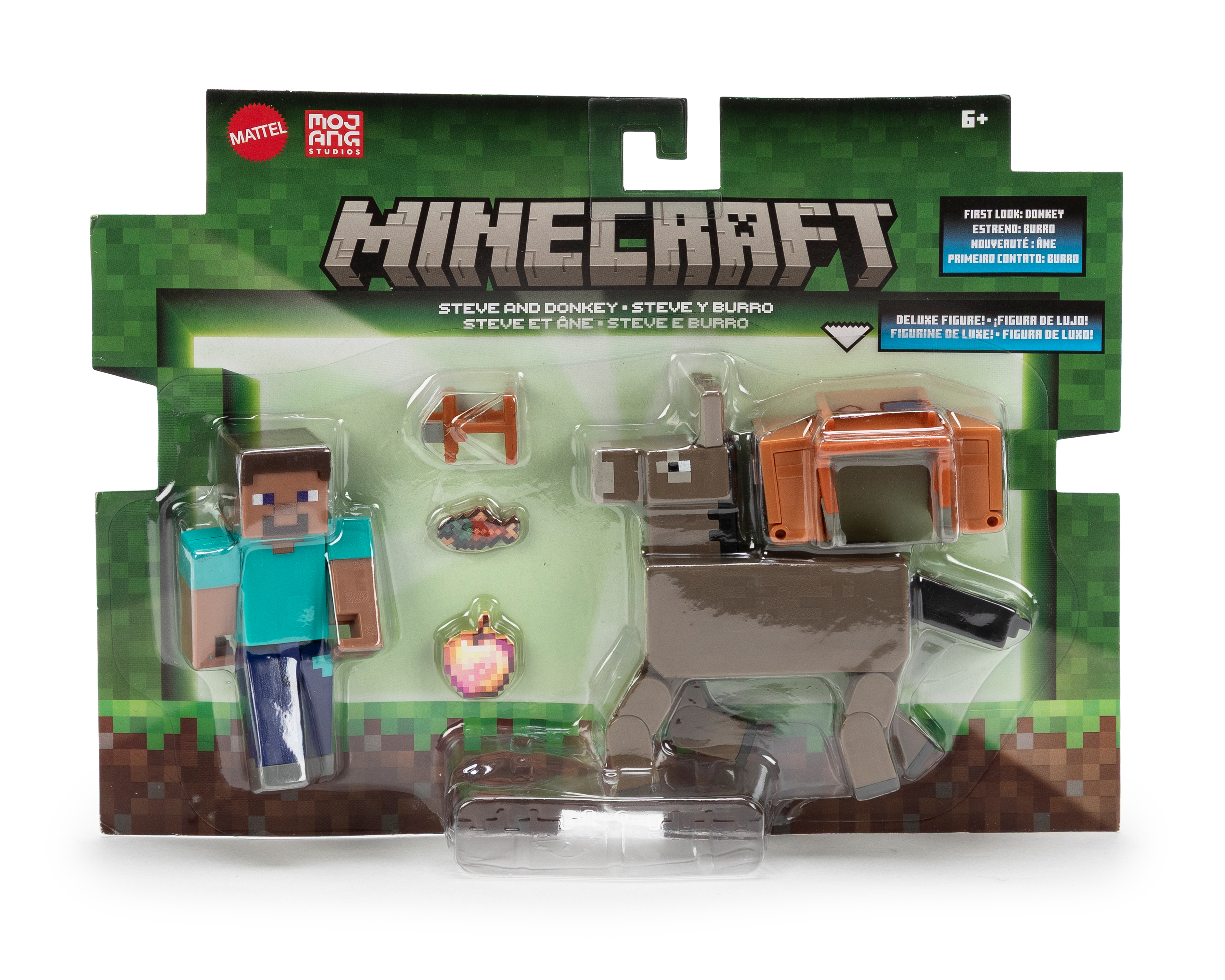 Foto 1 | Foto 1 | Steve y Burro Minecraft con Accesorios