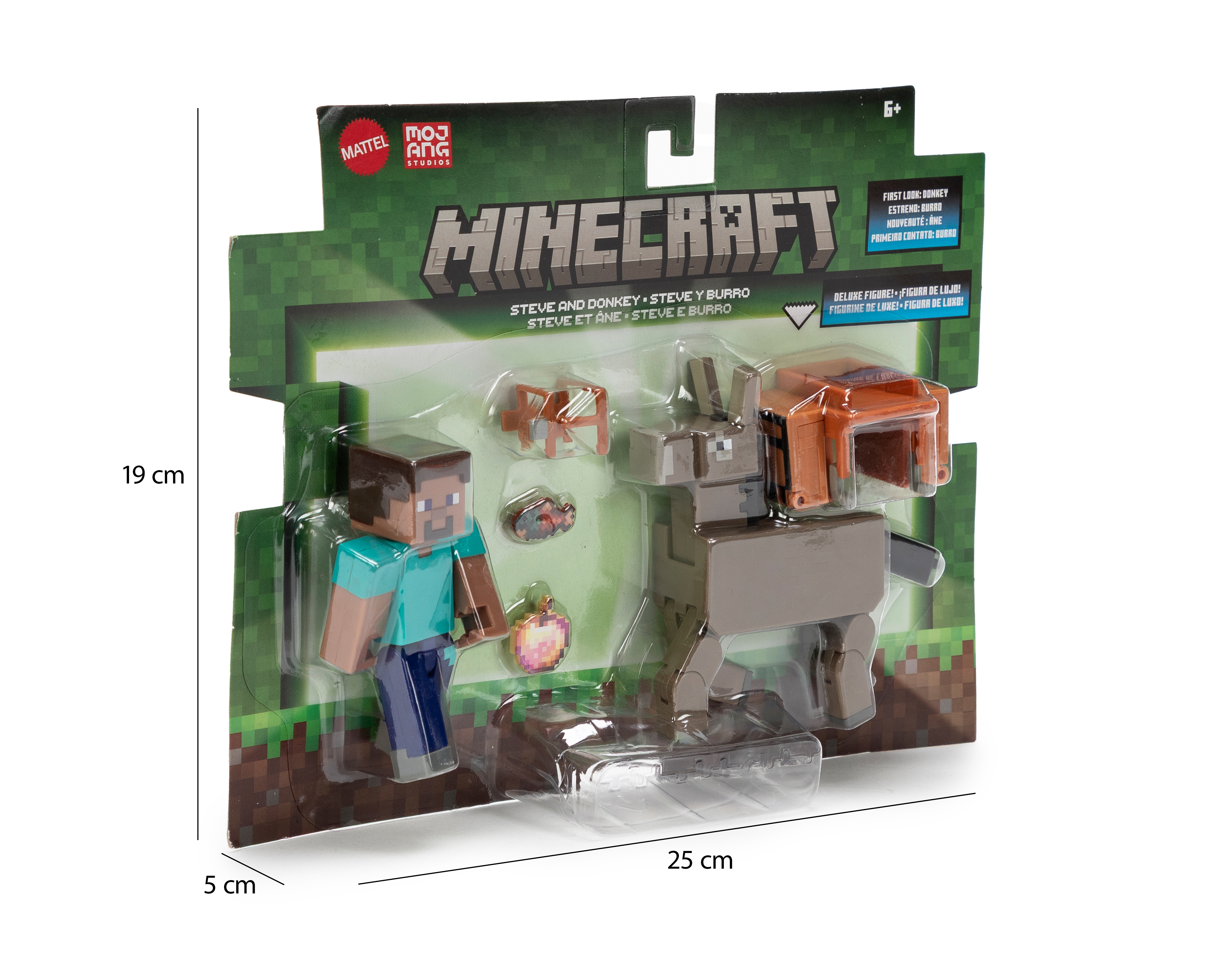 Foto 3 | Foto 3 | Steve y Burro Minecraft con Accesorios