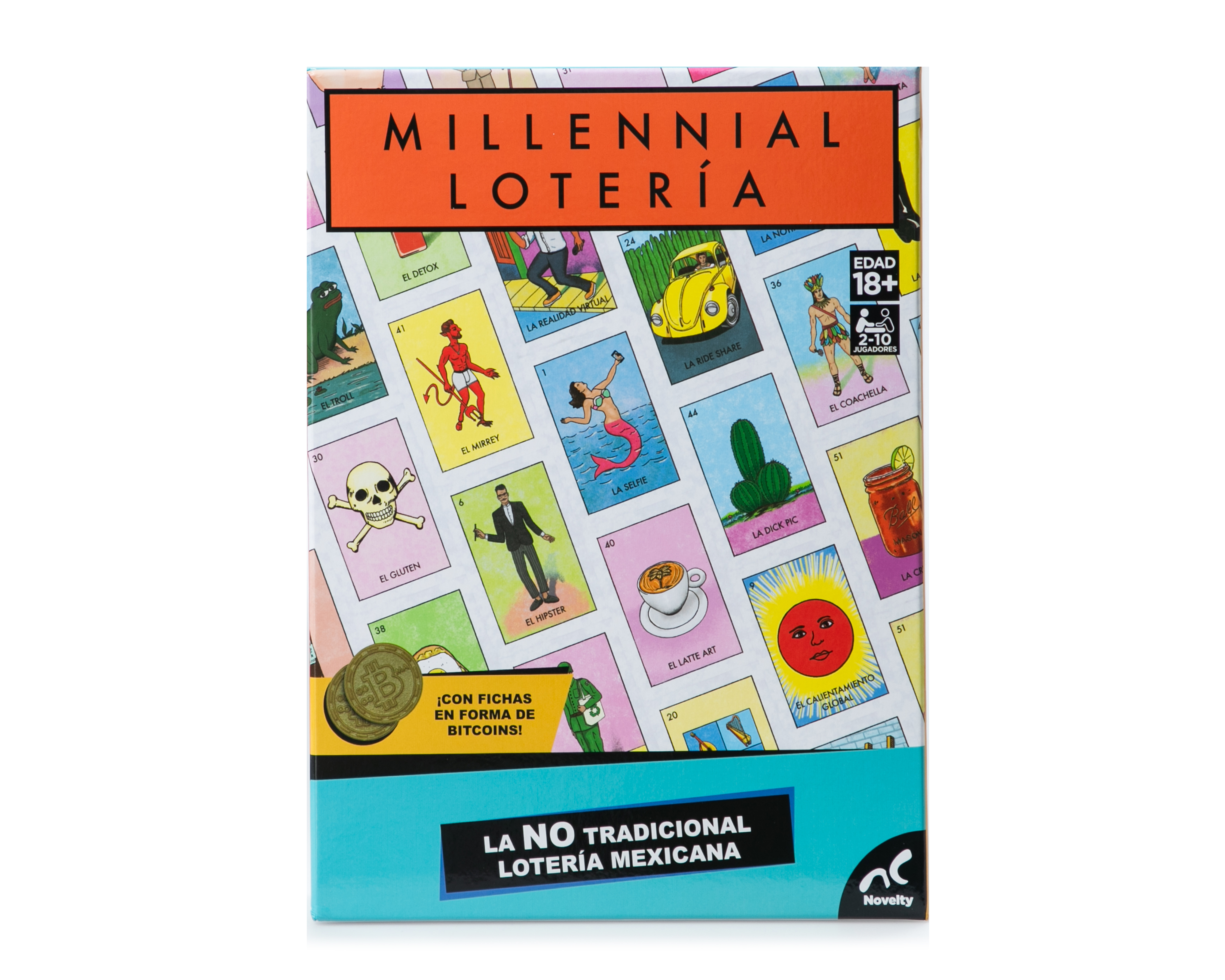 Foto 2 pulgar | Foto 1 | Juego de Mesa Lotería Millenial Novelty
