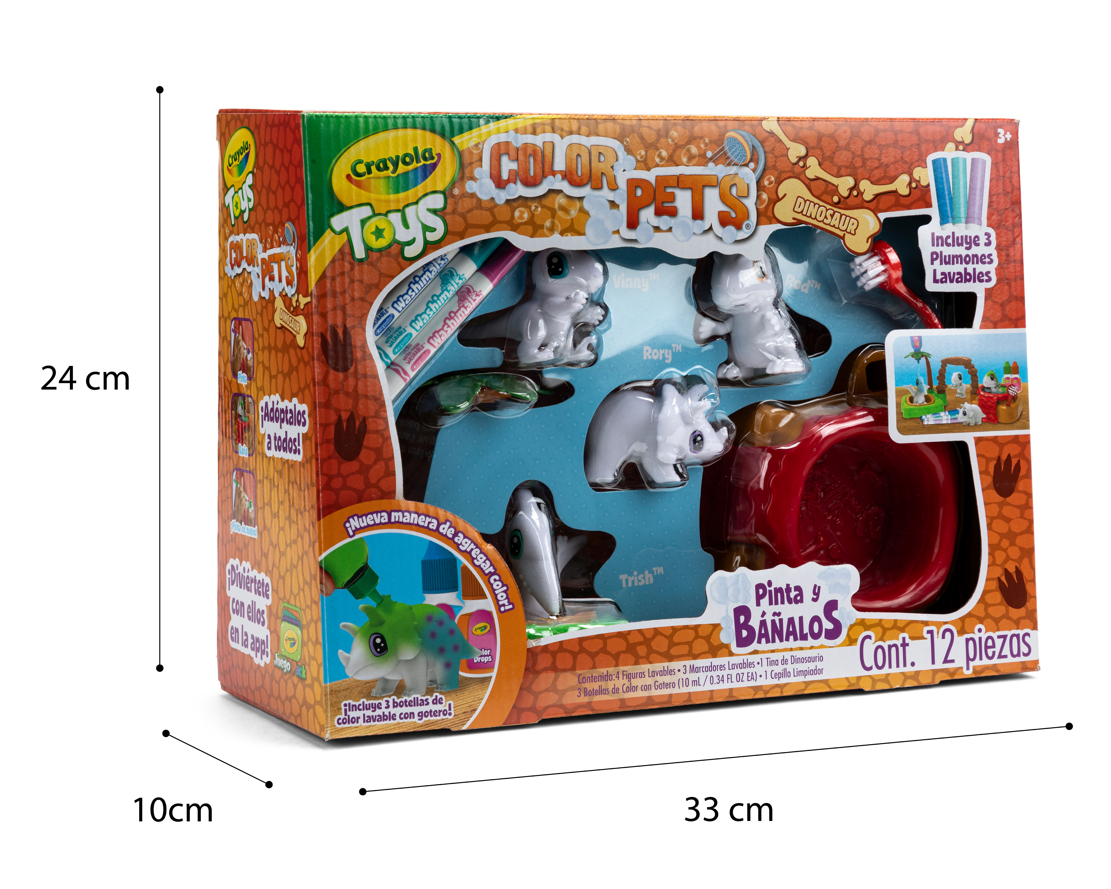 Foto 6 | Foto 6 | Figuras Crayola Color Pets Dinosaurios