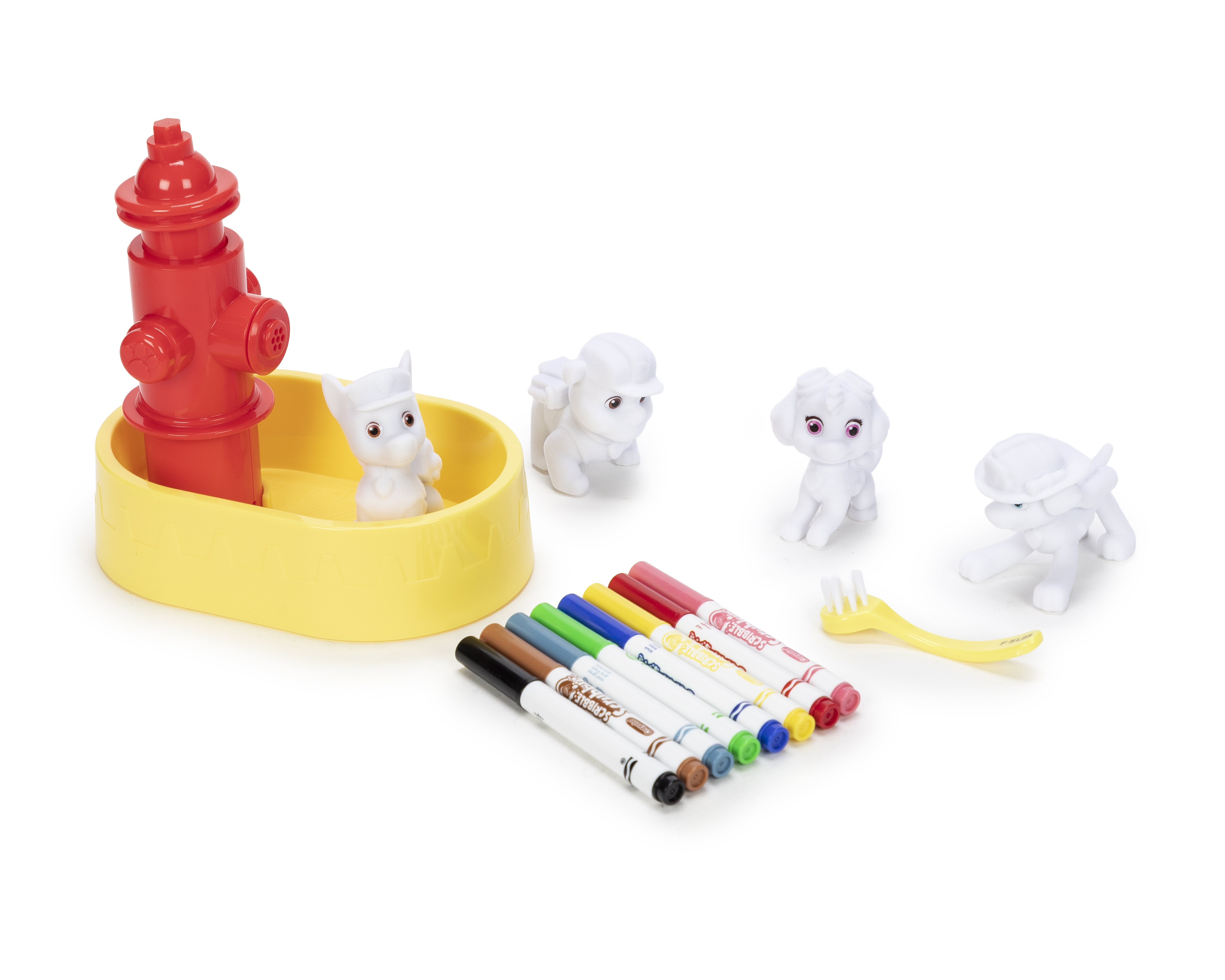 Set de Bomberos Scribble Scrubbie Crayola Paw Patrol