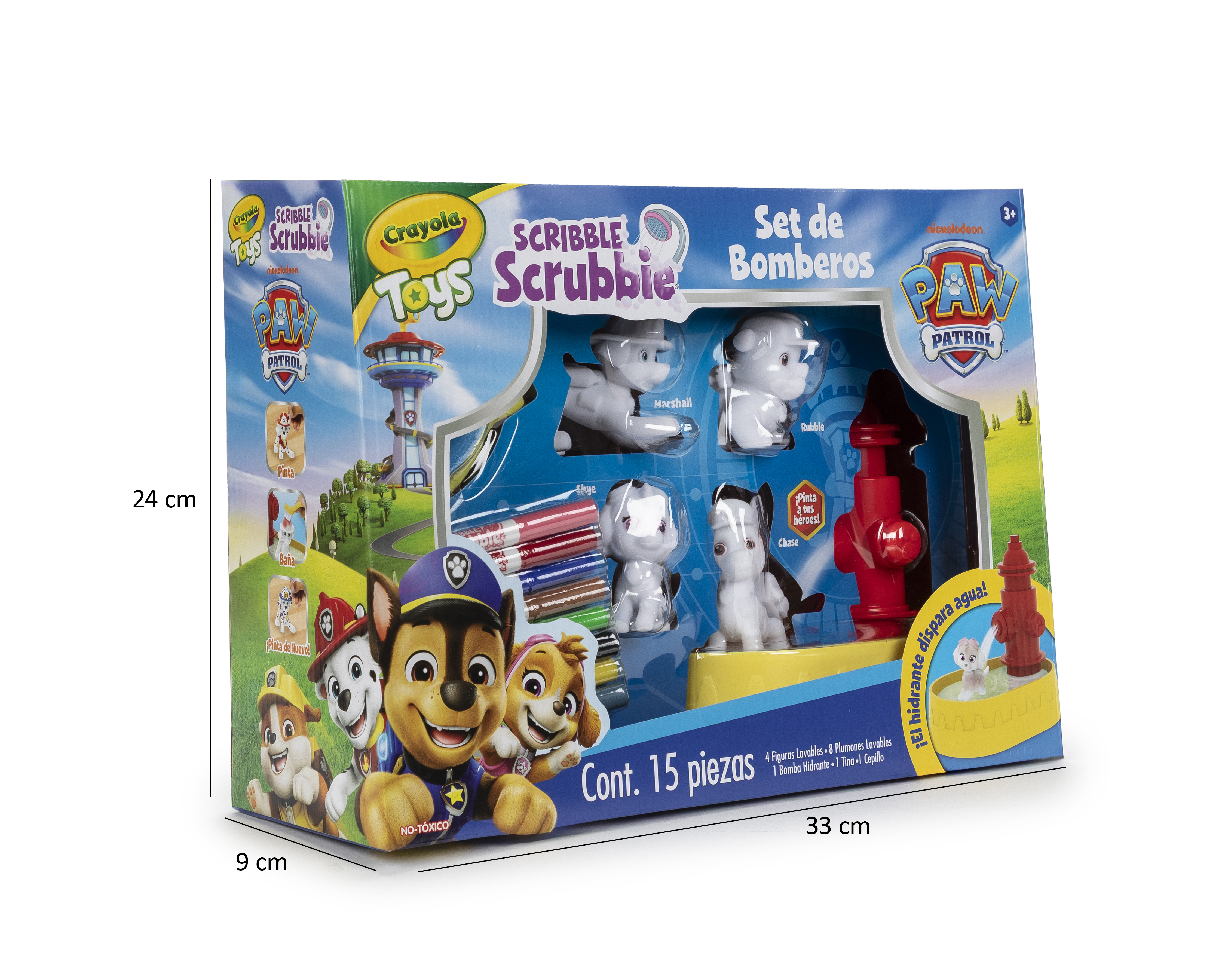 Foto 6 | Foto 6 | Set de Bomberos Scribble Scrubbie Crayola Paw Patrol
