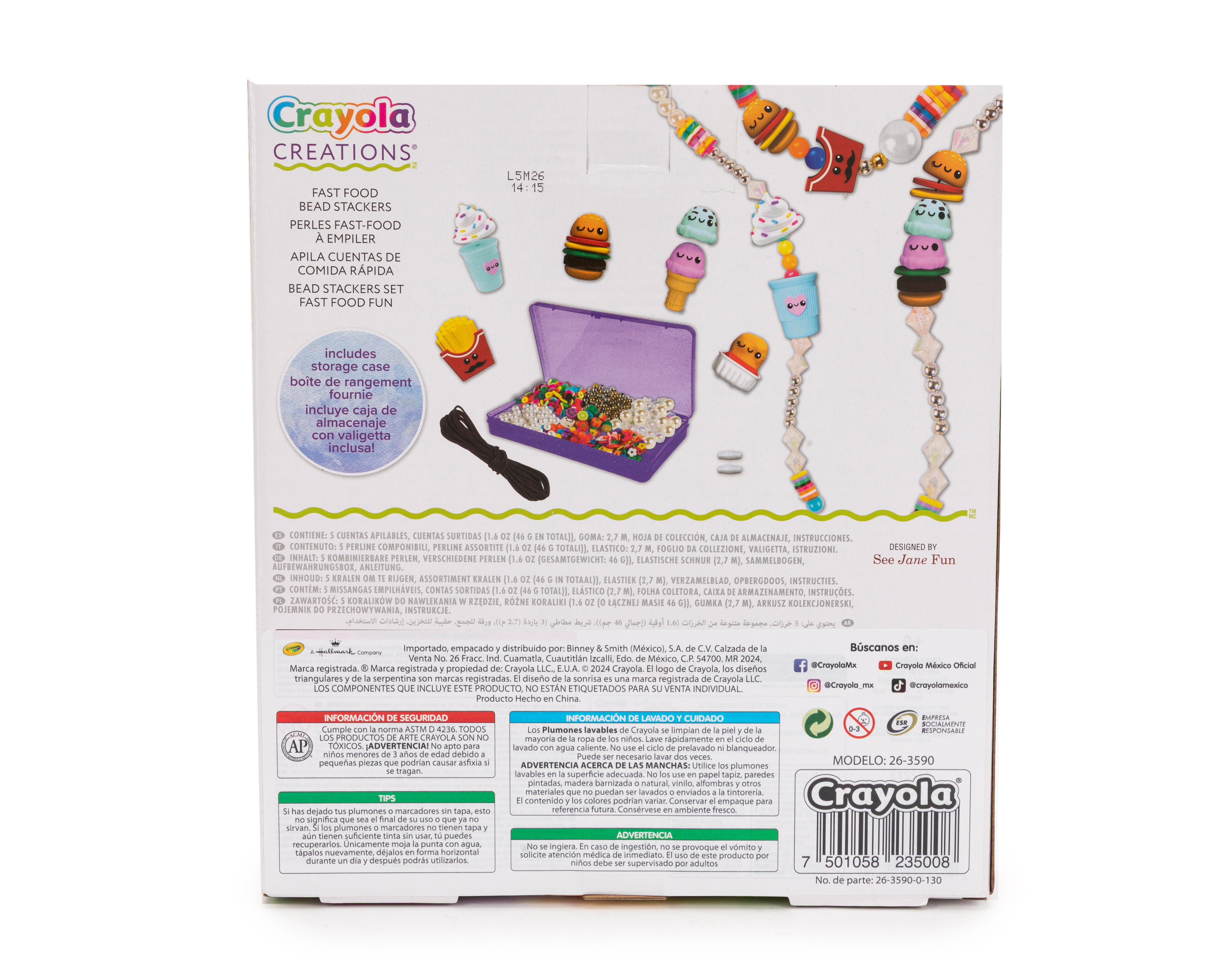 Foto 4 pulgar | Foto 2 | Kit para hacer Collares y Pulseras Crayola