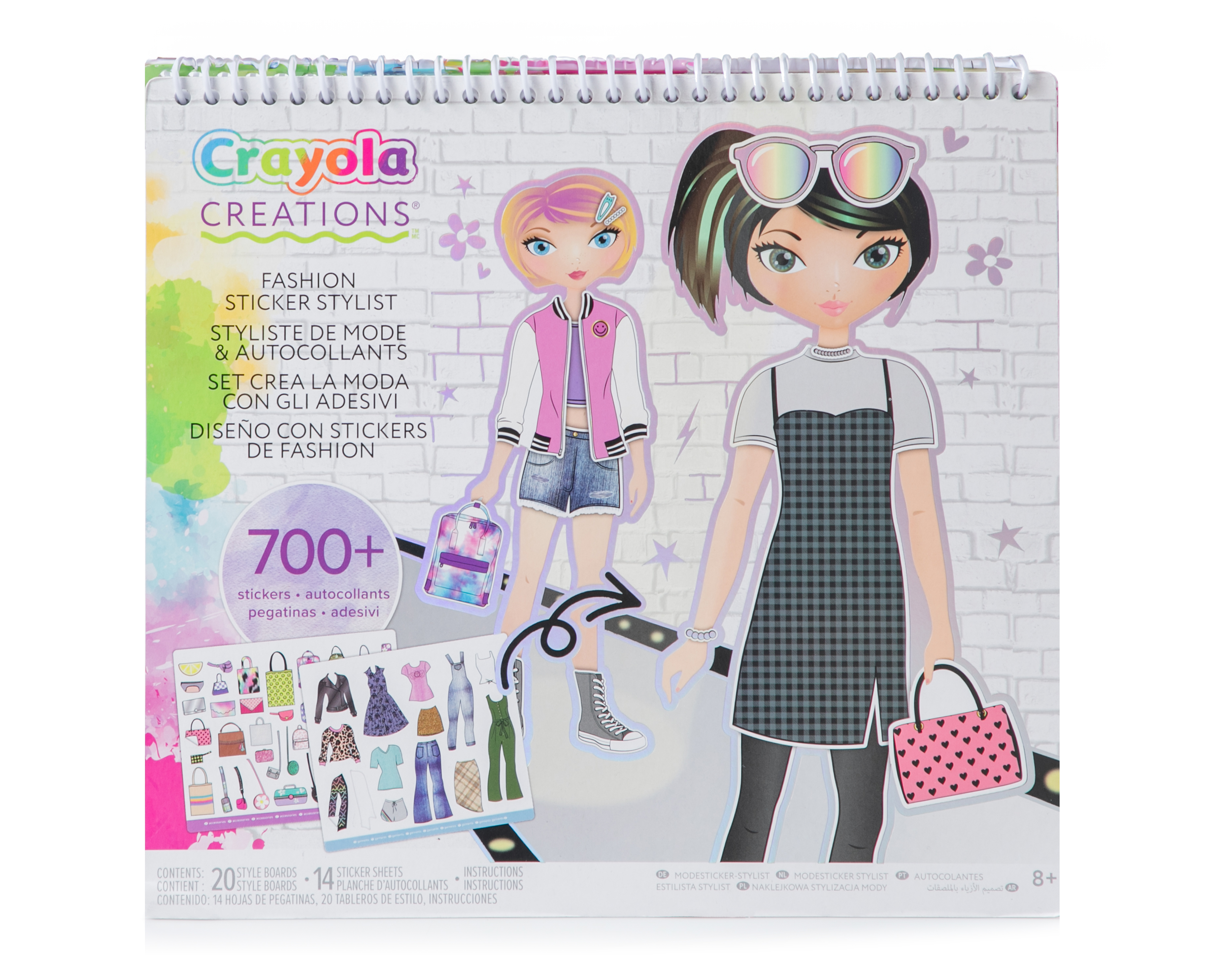 Foto 1 | Foto 1 | Set de Diseño con Stickers de Fashion Crayola Creations con Accesorios
