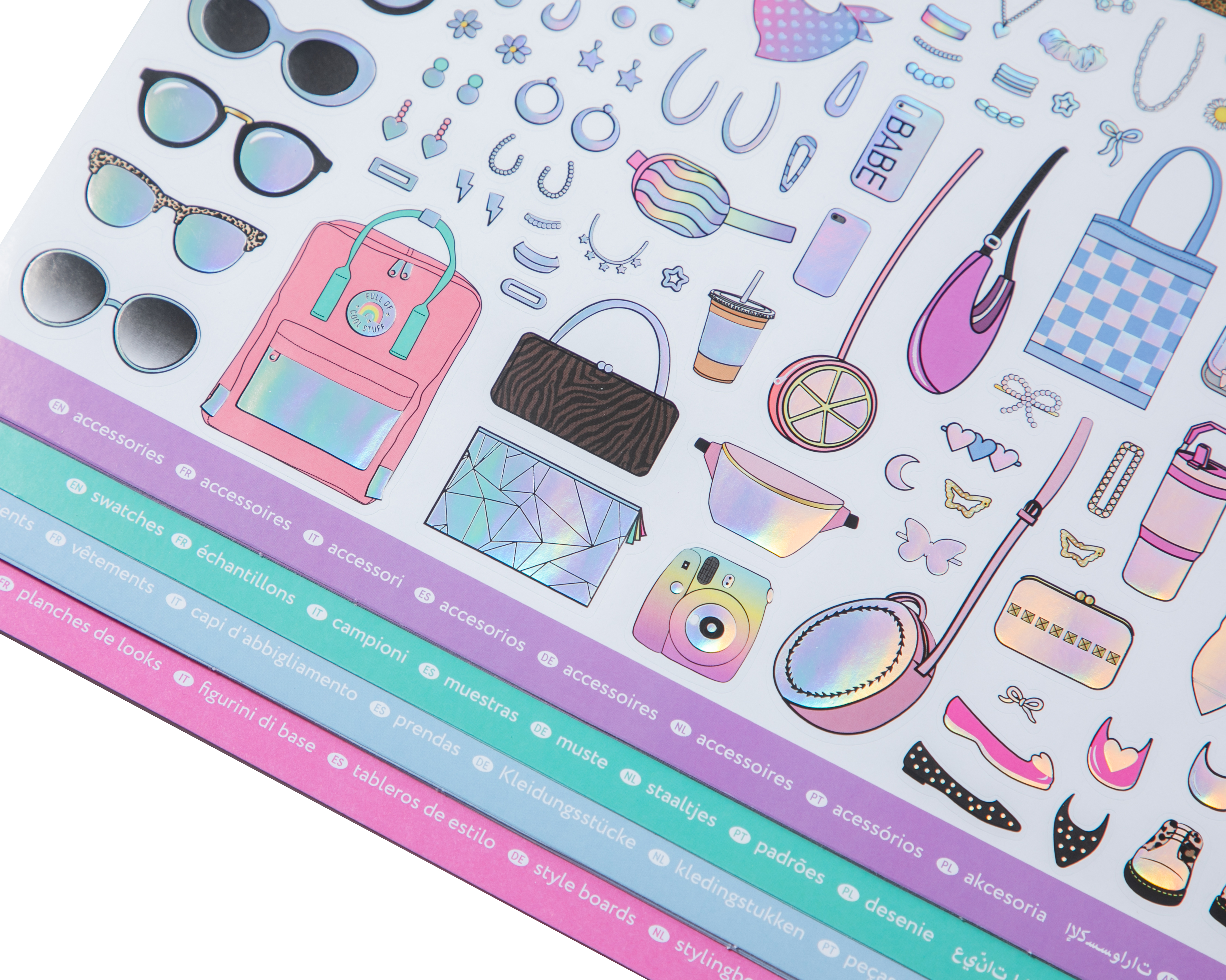 Foto 4 pulgar | Foto 3 | Set de Diseño con Stickers de Fashion Crayola Creations con Accesorios