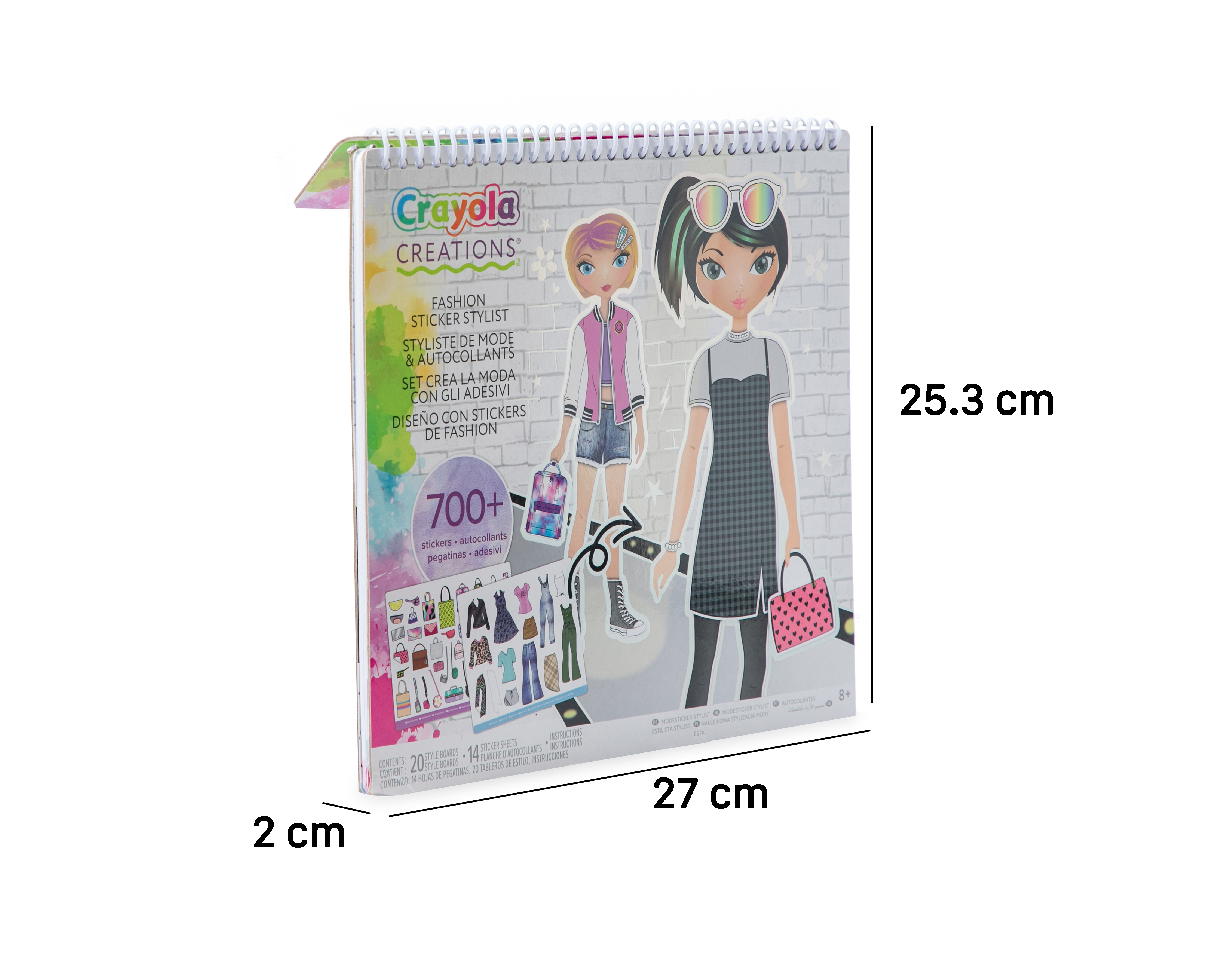 Foto 5 pulgar | Foto 4 | Set de Diseño con Stickers de Fashion Crayola Creations con Accesorios