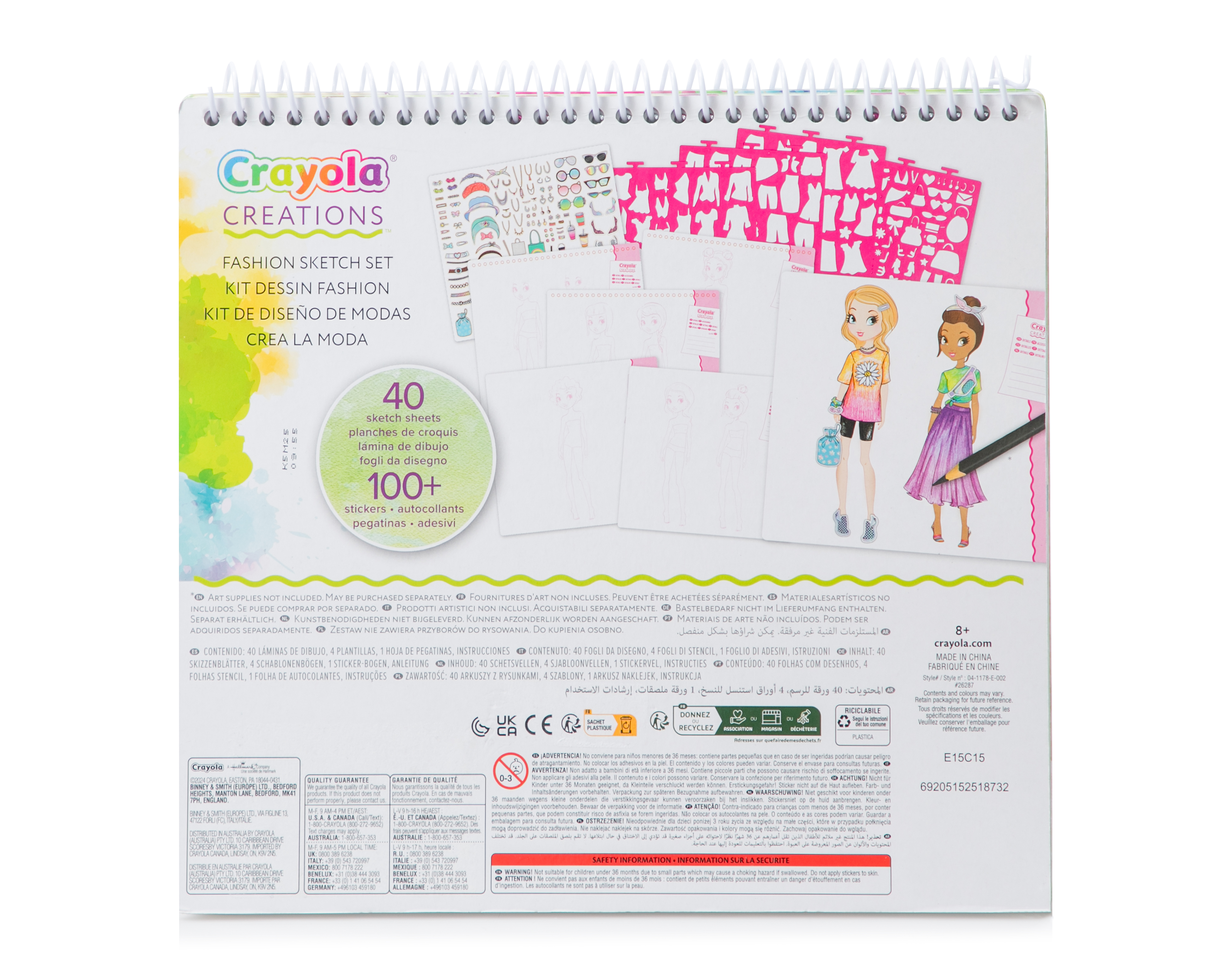 Foto 2 | Foto 2 | Kit de Diseño de Modas Crayola Creations con Accesorios