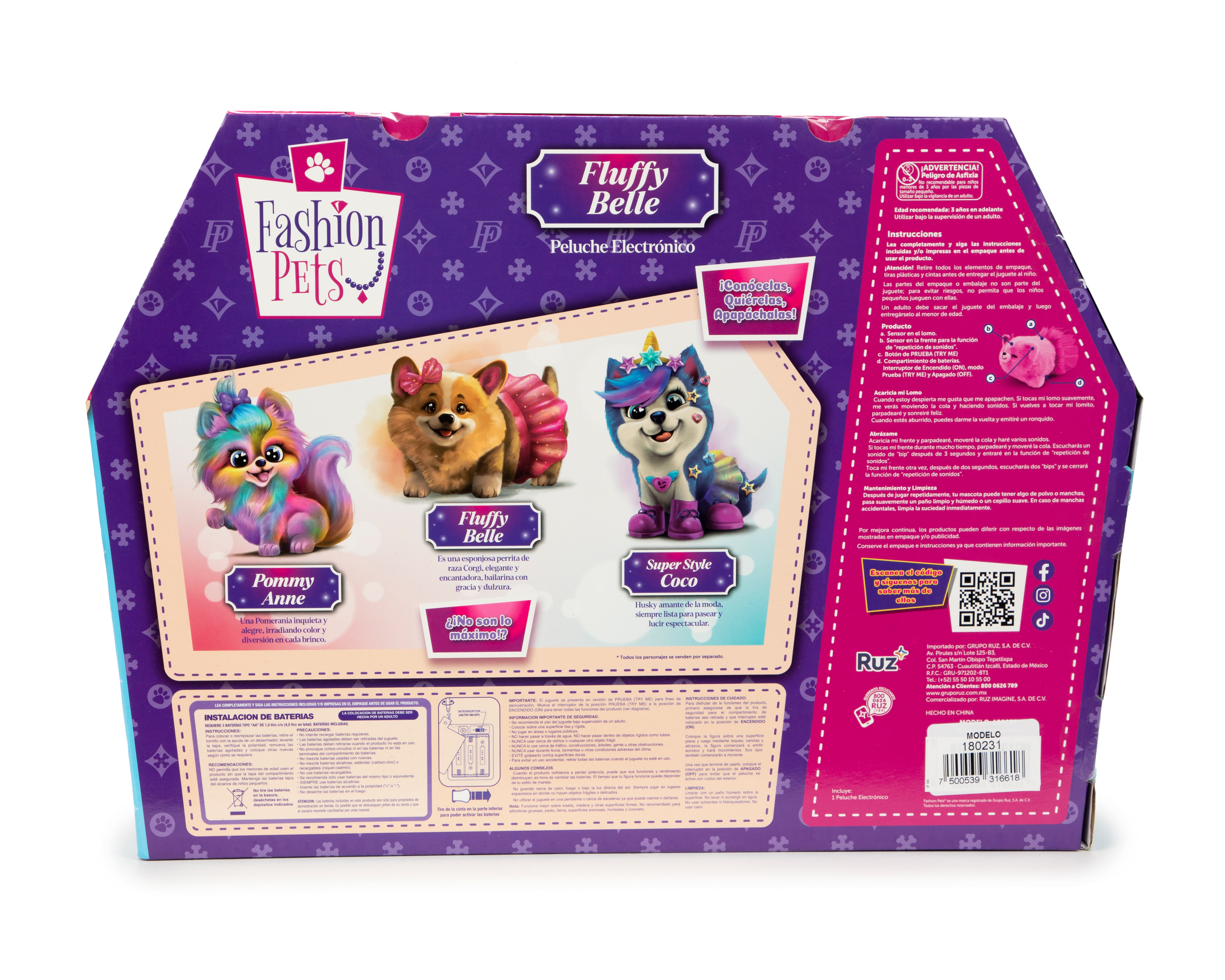 Foto 6 pulgar | Foto 5 | Peluche Electrónico The Pets Fluffy Belle