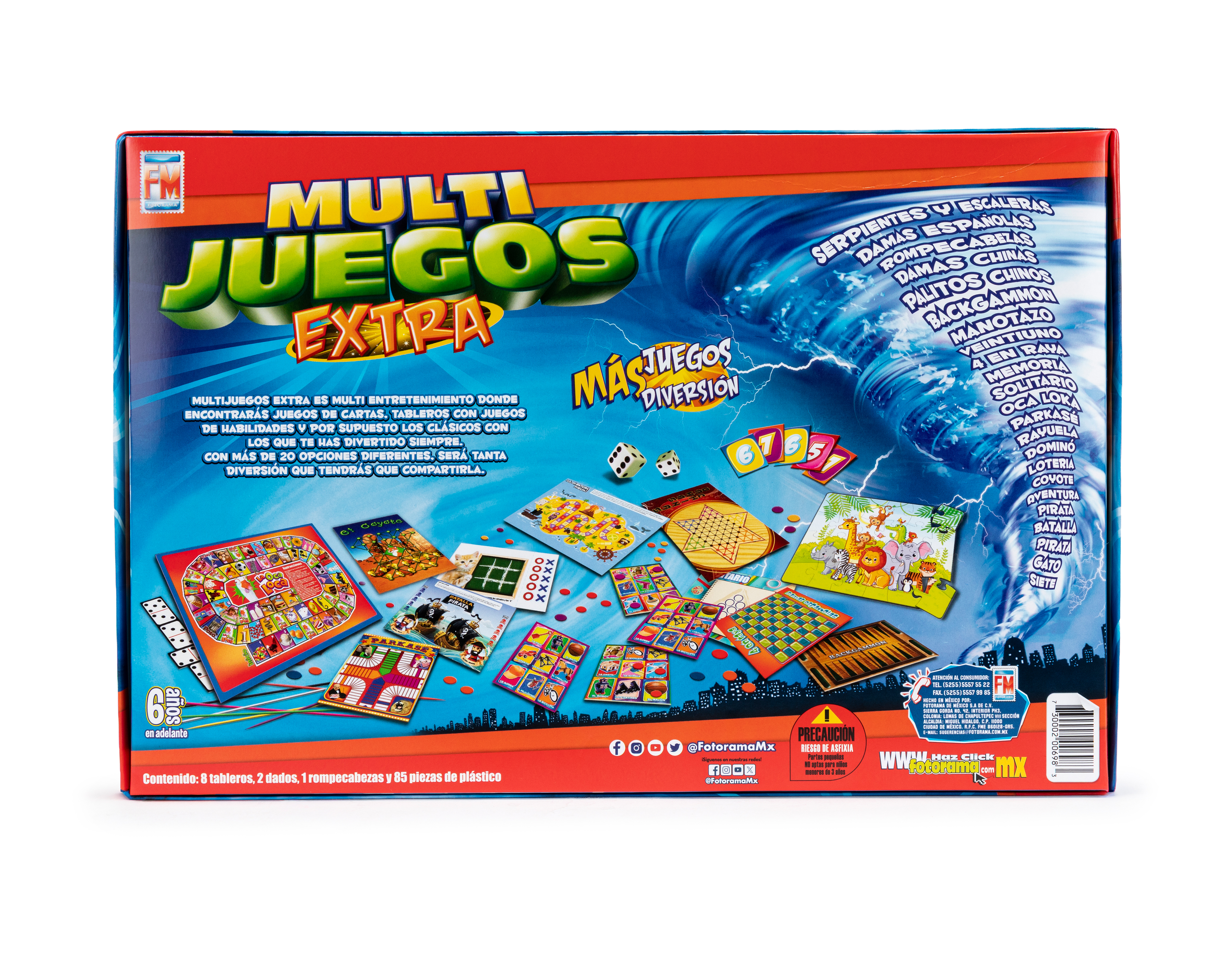 Foto 3 pulgar | Foto 2 | Juego de Mesa Multijuegos Extra Fotorama