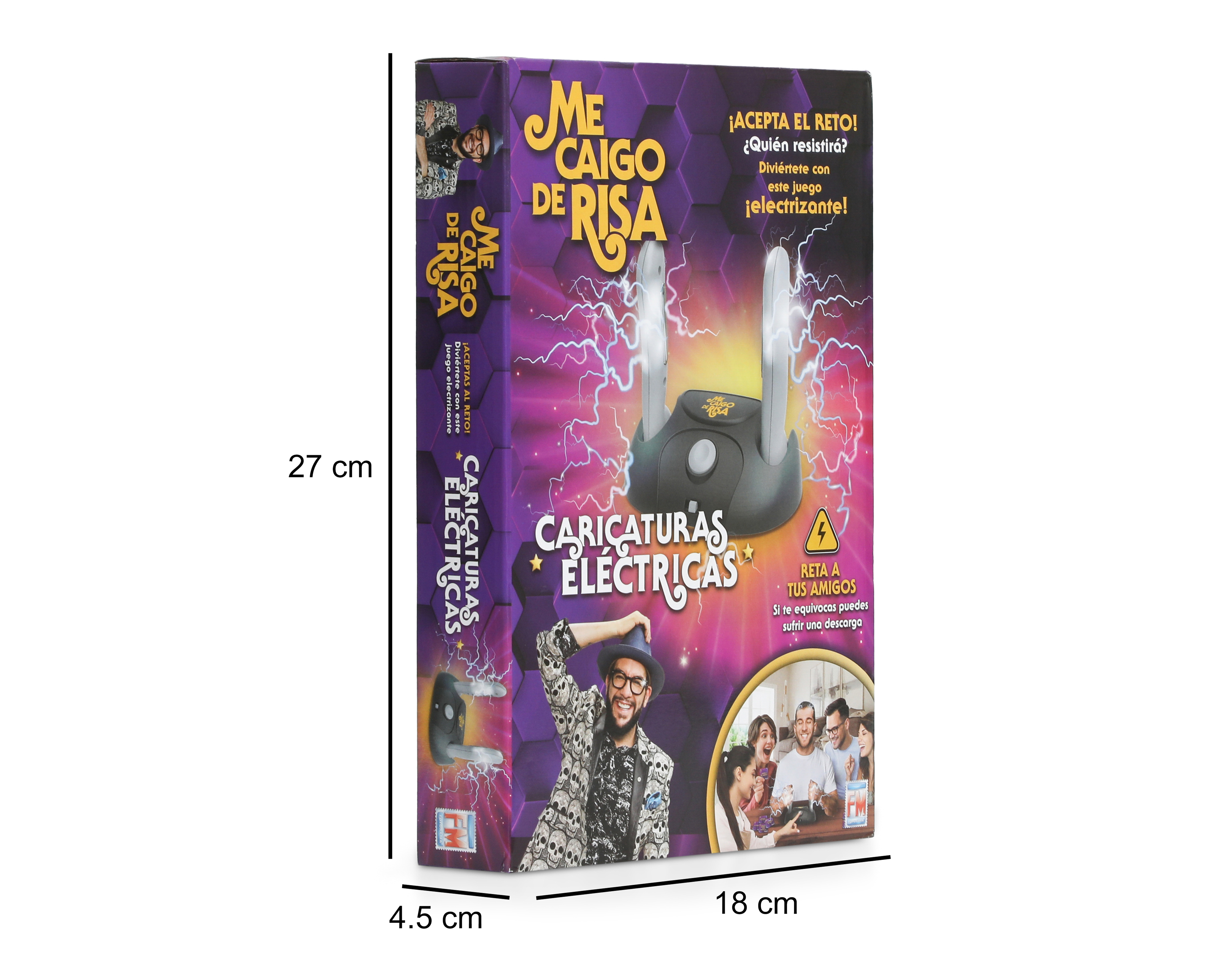 Foto 4 pulgar | Foto 3 | Juego de Mesa Me Caigo de Risa Caricaturas Eléctricas Fotorama