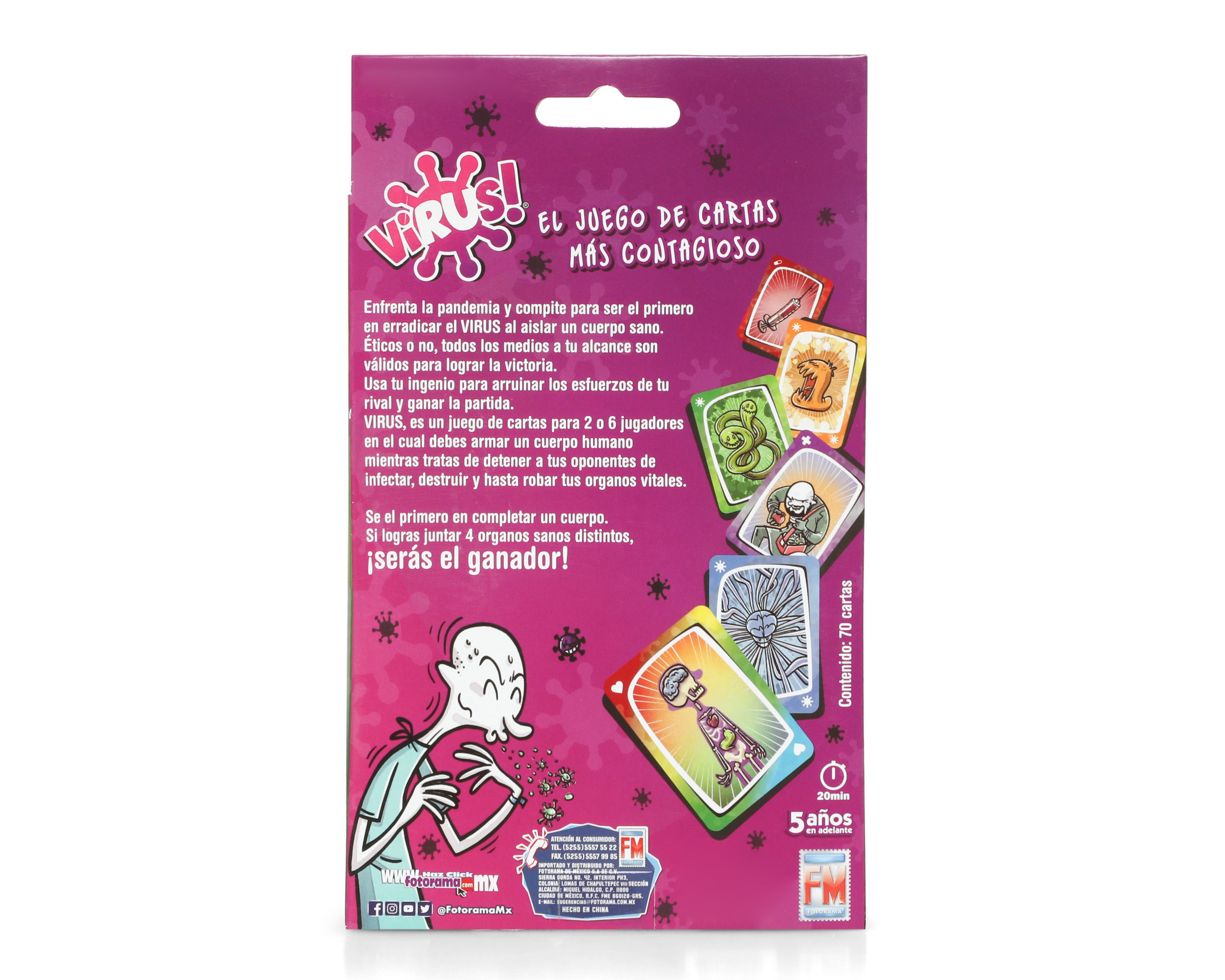 Foto 3 pulgar | Foto 2 | Juego de Mesa Virus Fotorama