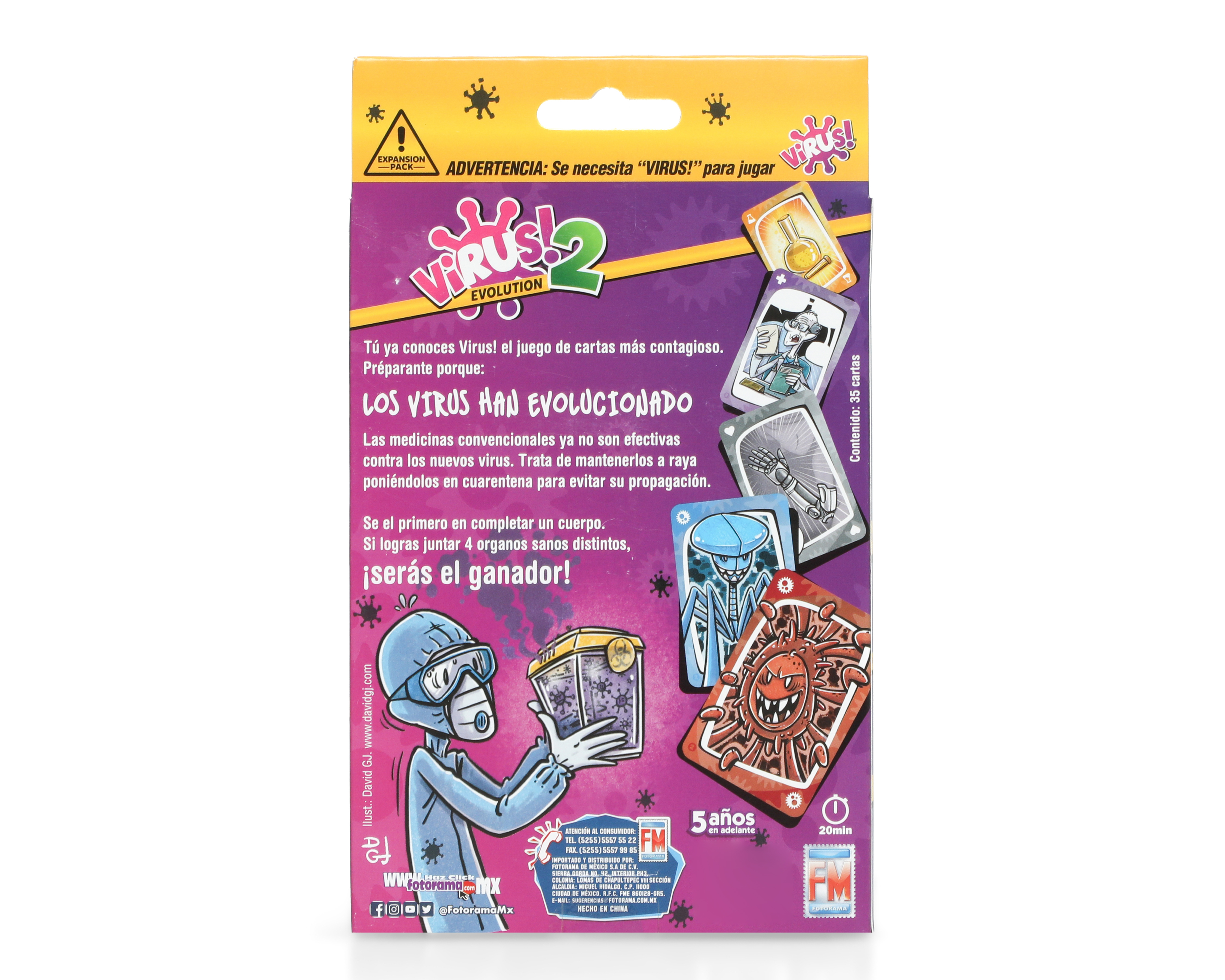 Foto 3 pulgar | Foto 2 | Juego de Mesa Virus 2 Evolution Fotorama