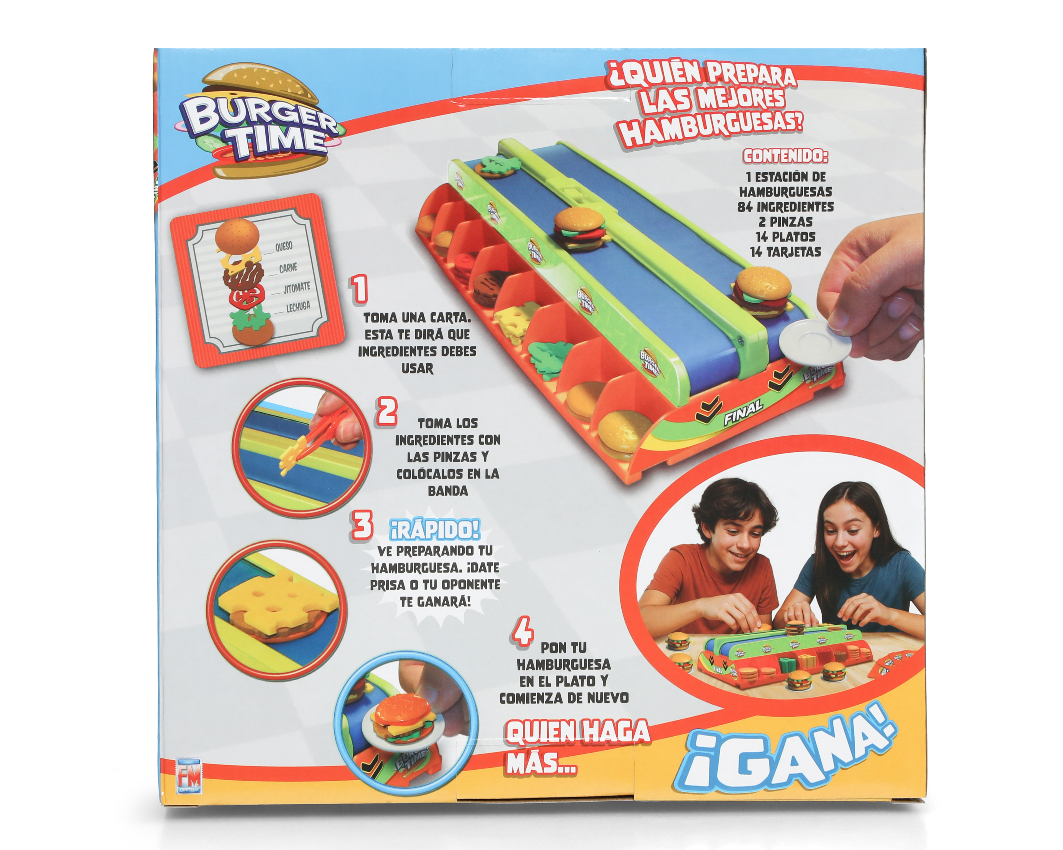 Foto 3 pulgar | Foto 2 | Juego de Mesa Burguer Time Fotorama
