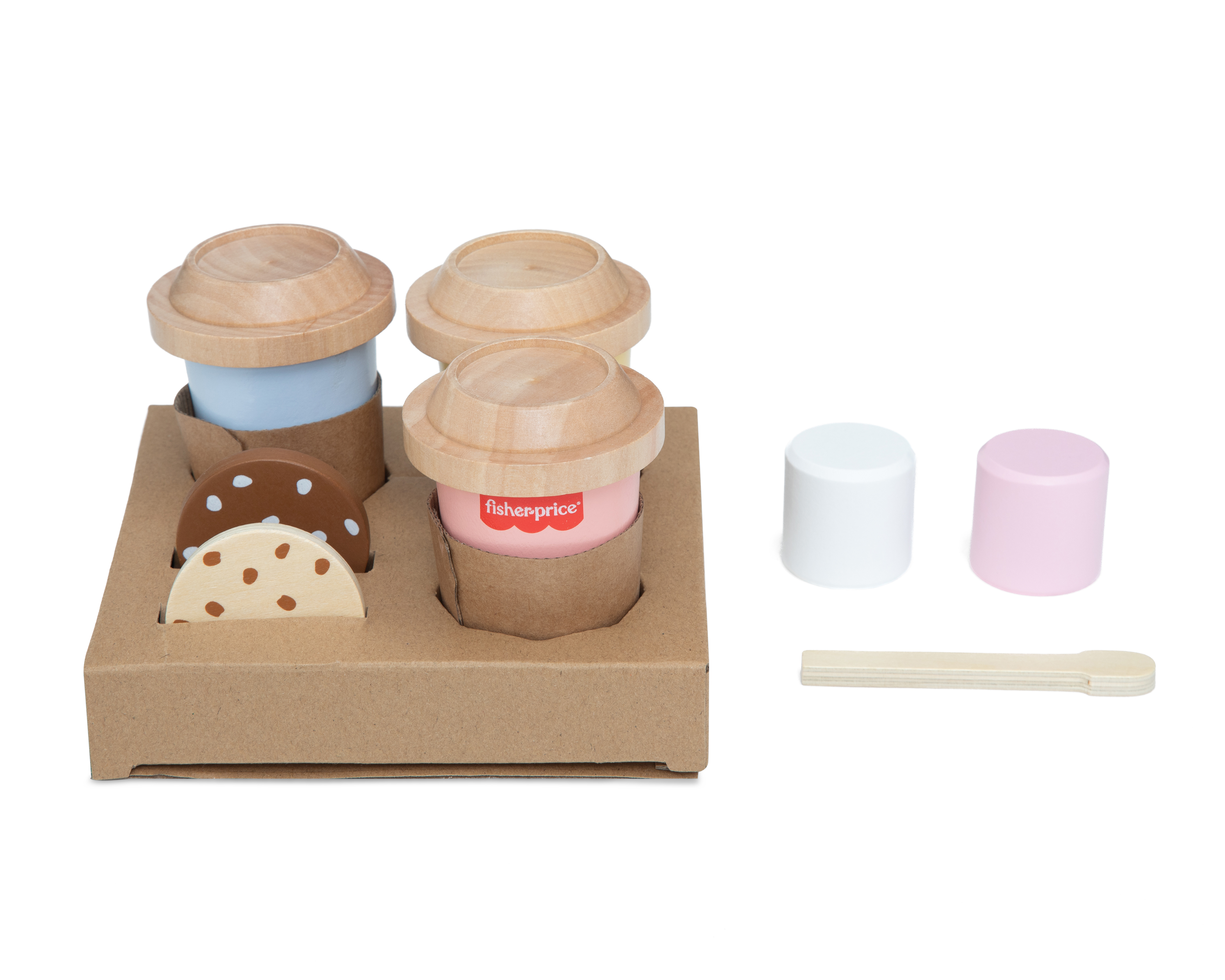 Juego de Madera para Preparar Café para Llevar Fisher Price