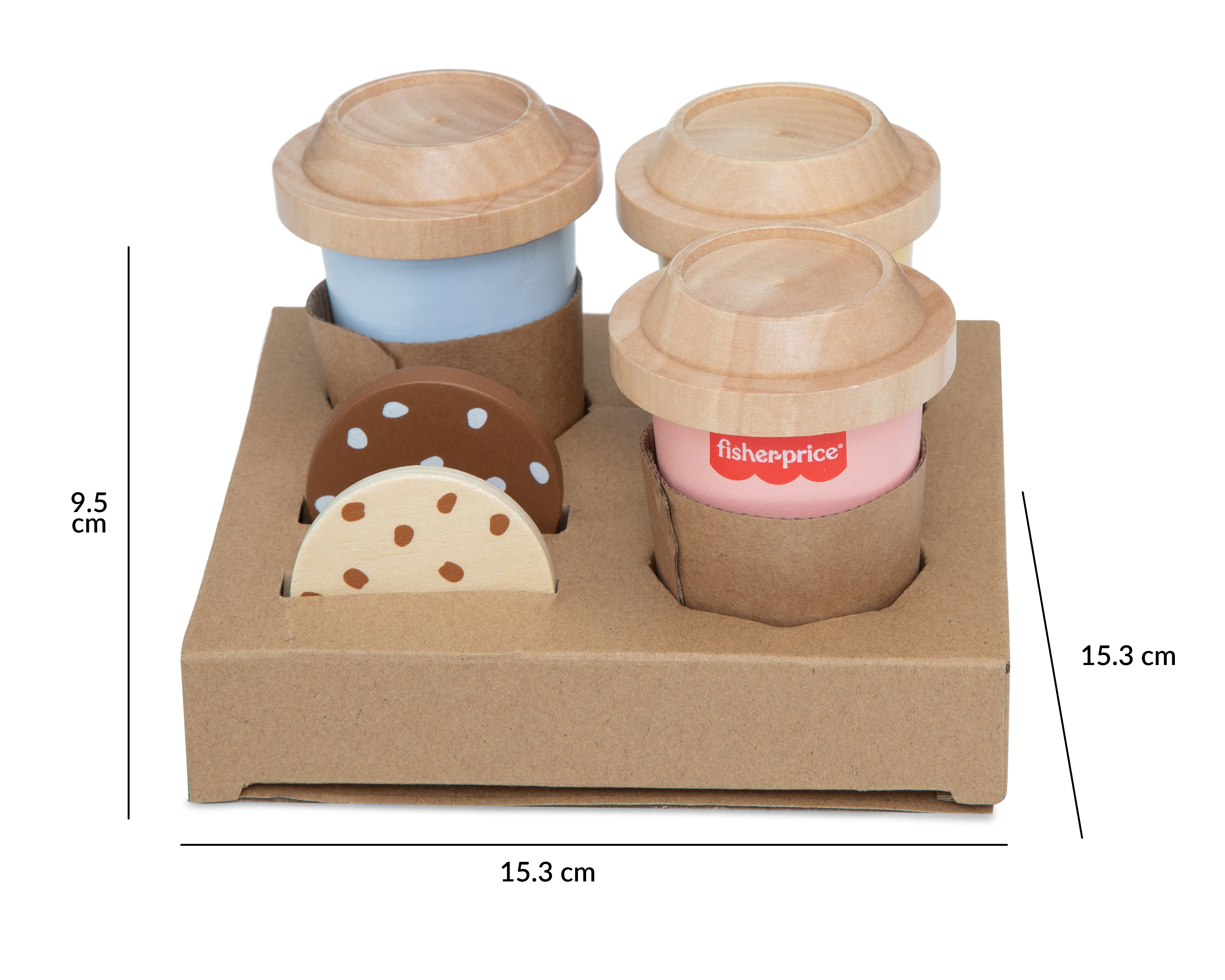 Foto 6 pulgar | Foto 5 | Juego de Madera para Preparar Café para Llevar Fisher Price