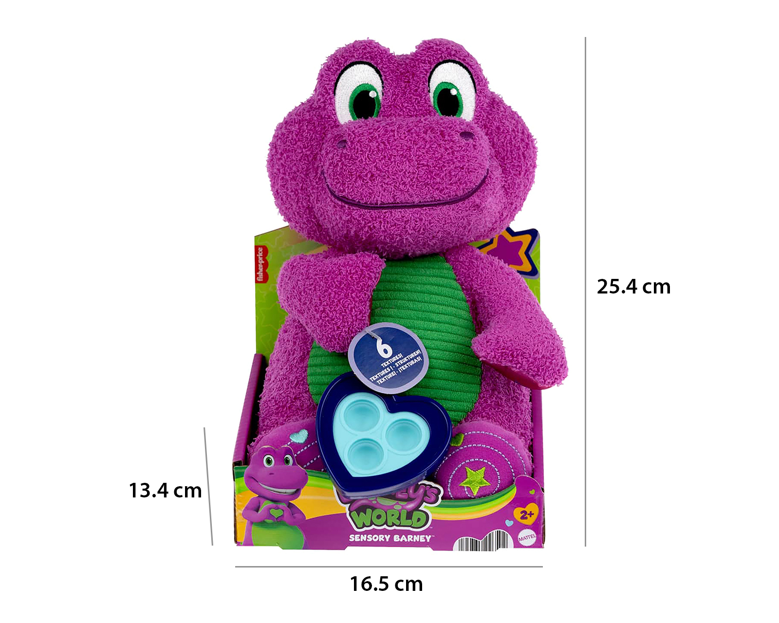 Foto 5 | Foto 5 | Barney de Peluche Fisher Price Sensorial