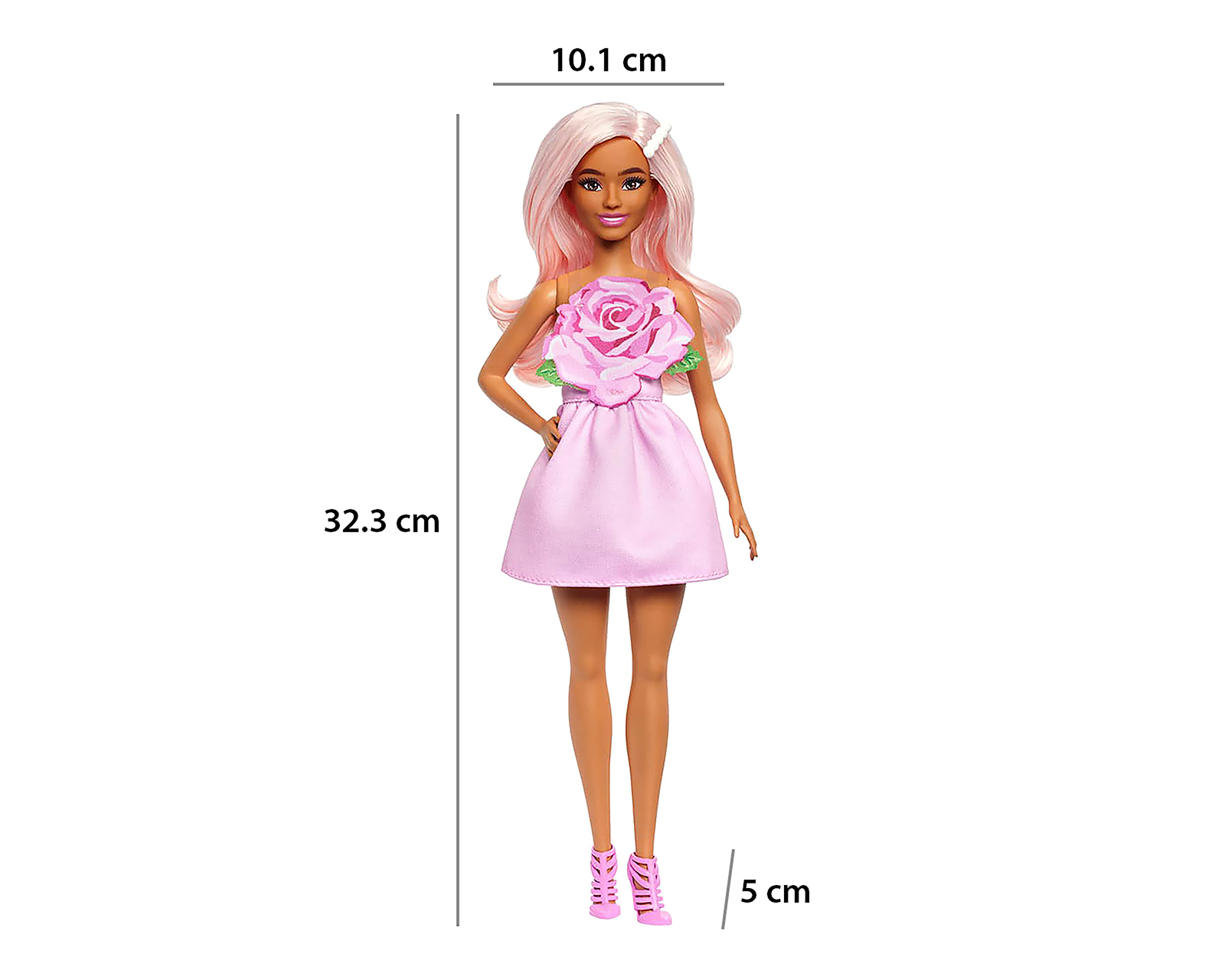 Foto 6 | Foto 6 | Muñeca Barbie Fashionista Rosa