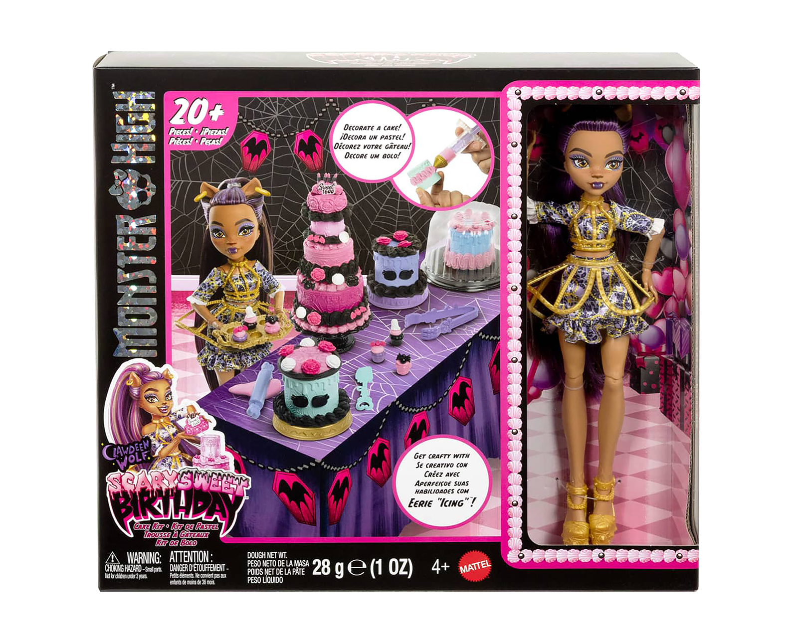 Foto 6 pulgar | Foto 5 | Muñeca Monster High Scary Sweet Birthday con Accesorios