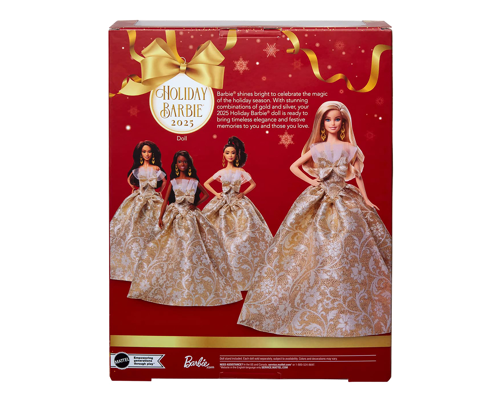 Foto 8 pulgar | Foto 7 | Muñeca Barbie Holiday 2025