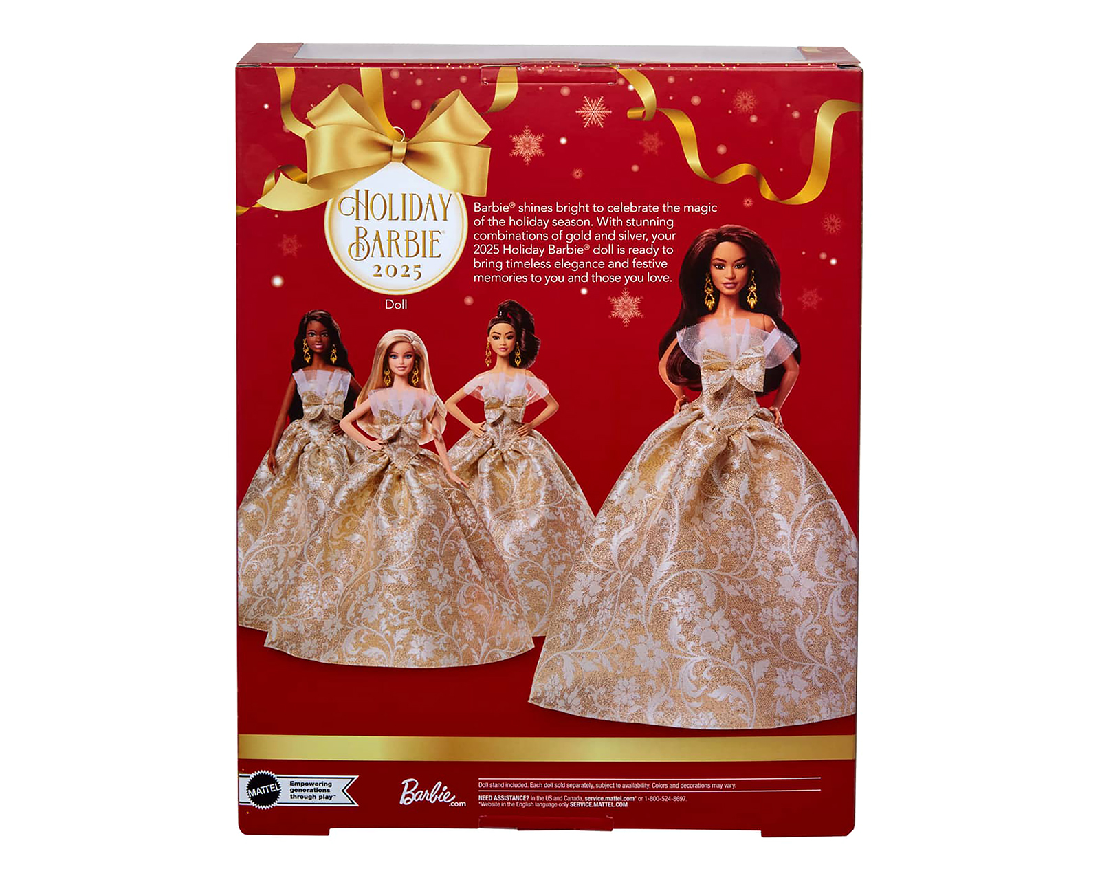 Foto 8 pulgar | Foto 7 | Muñeca Signature 2025 Barbie Holiday