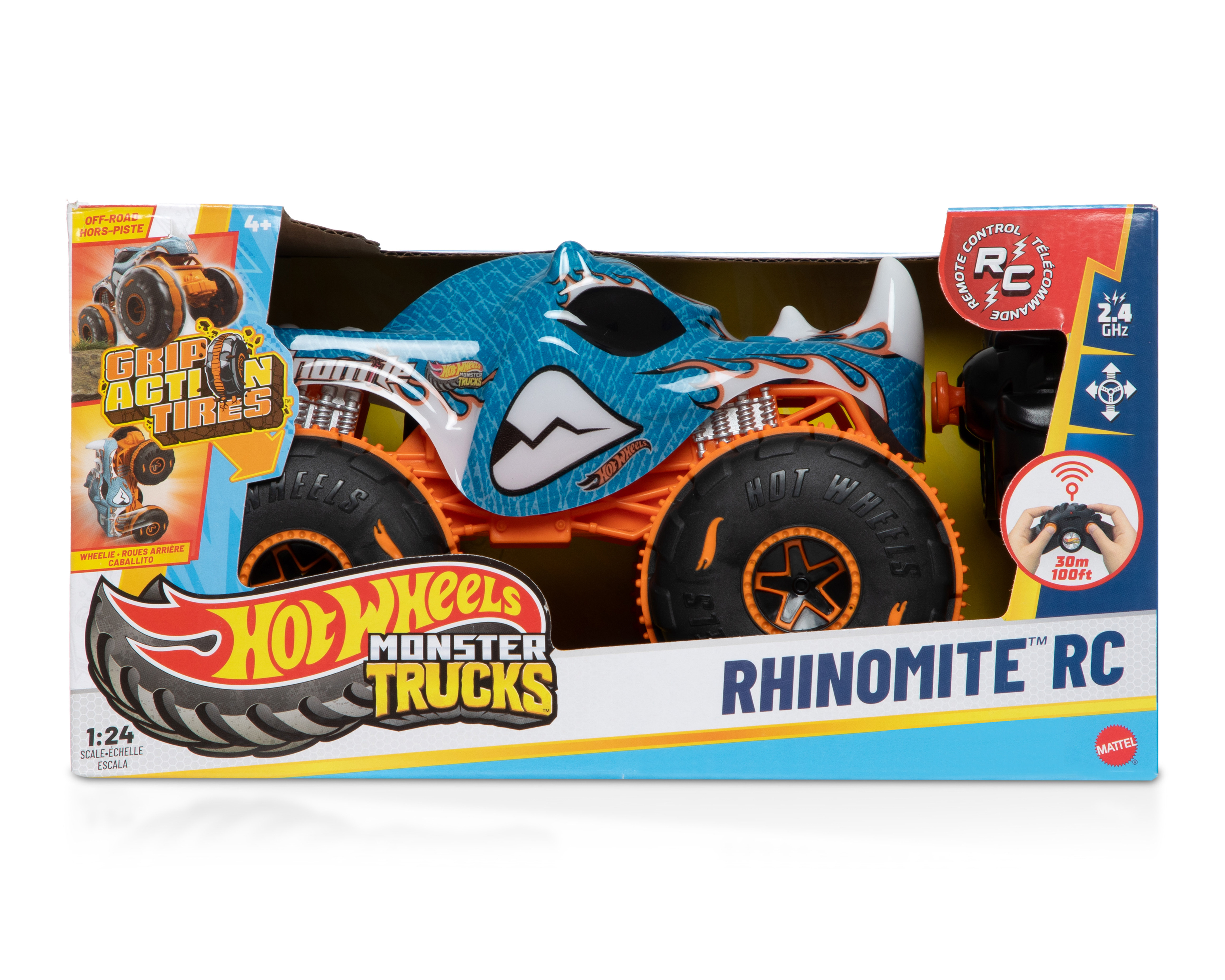 Foto 6 pulgar | Foto 5 | Carro de Control Remoto Hot Wheels Rhinomite RC