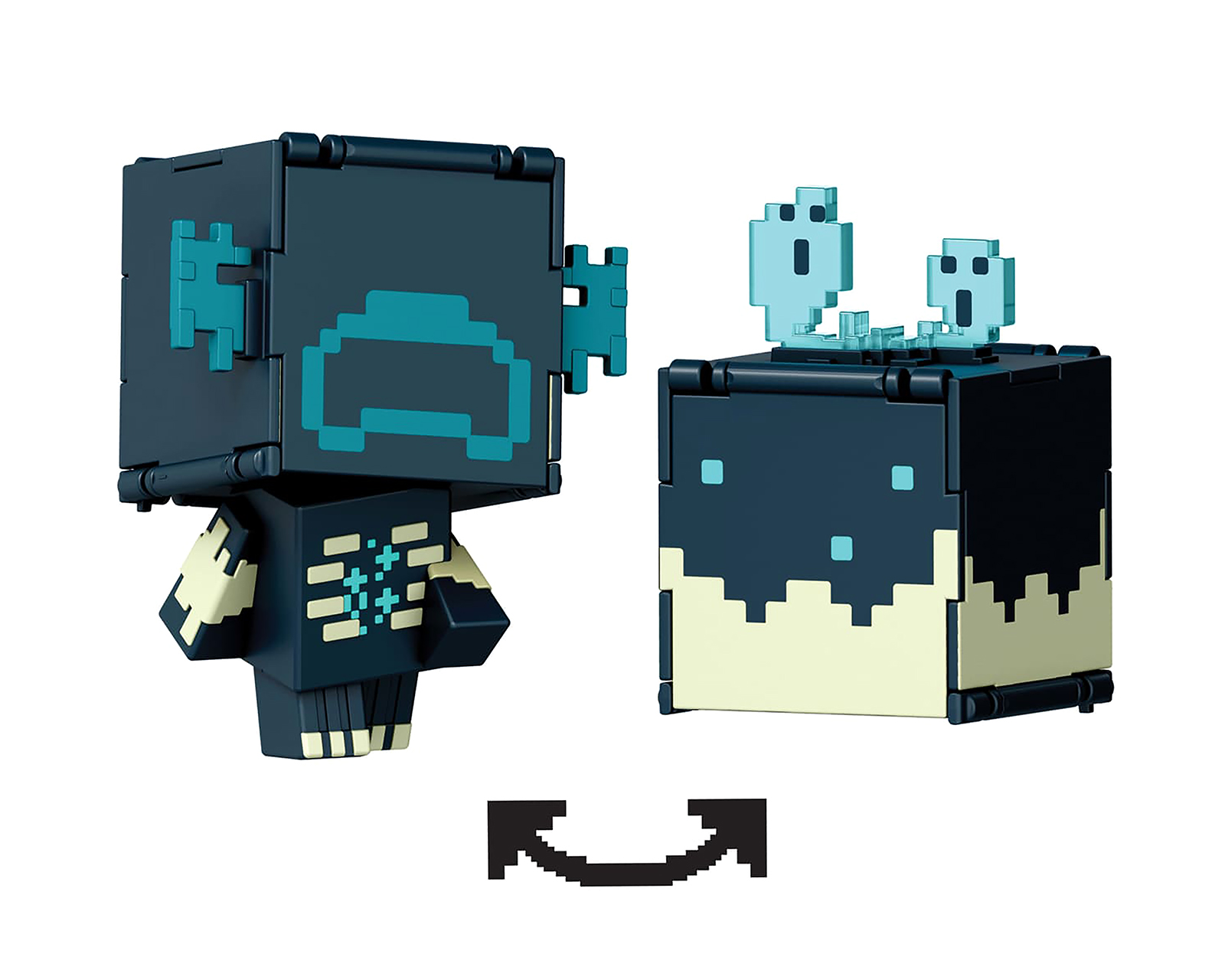 Foto 4 pulgar | Foto 3 | Warden Figura de Acción Minecraft Catalizador de Sculk