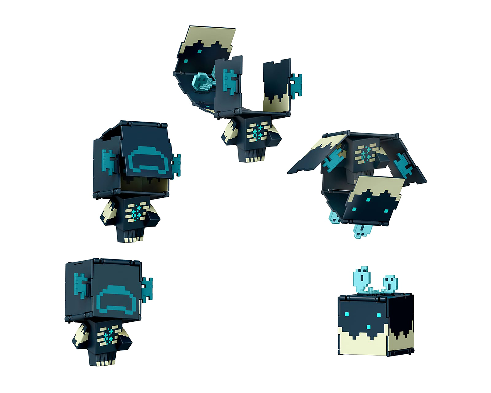 Foto 8 pulgar | Foto 7 | Warden Figura de Acción Minecraft Catalizador de Sculk