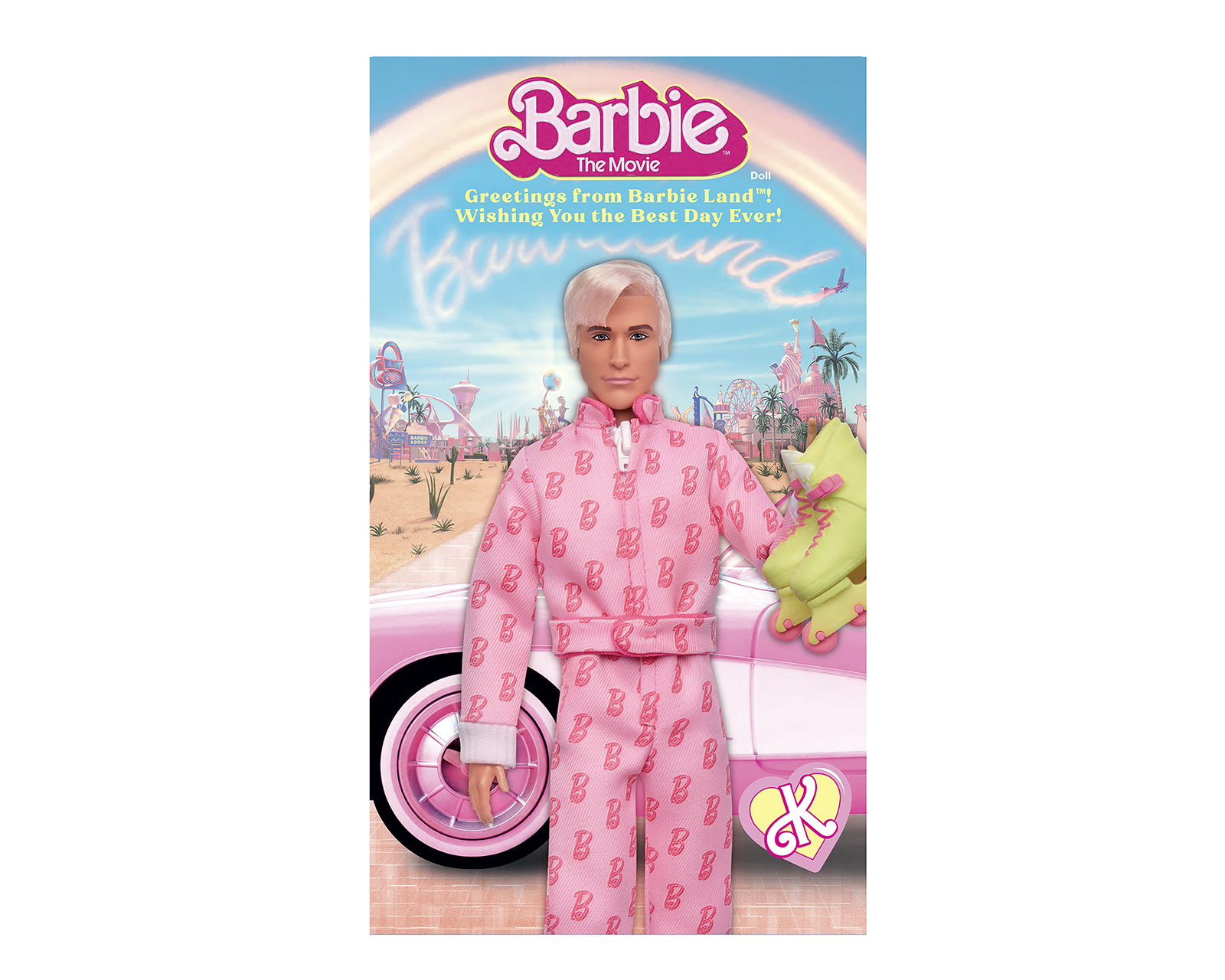 Foto 8 pulgar | Foto 7 | Muñeco Ken Barbie La Película con Patines