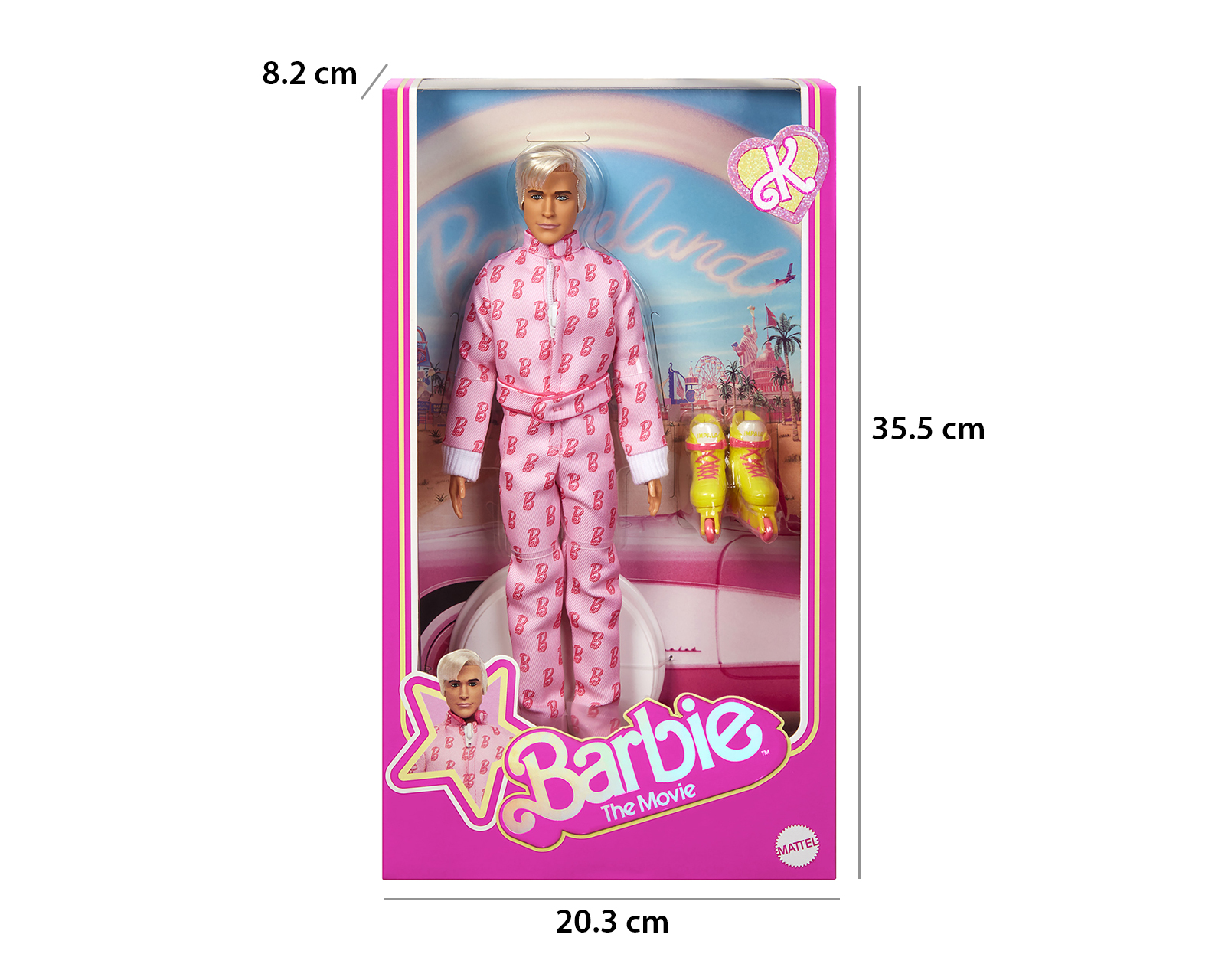 Foto 9 pulgar | Foto 8 | Muñeco Ken Barbie La Película con Patines
