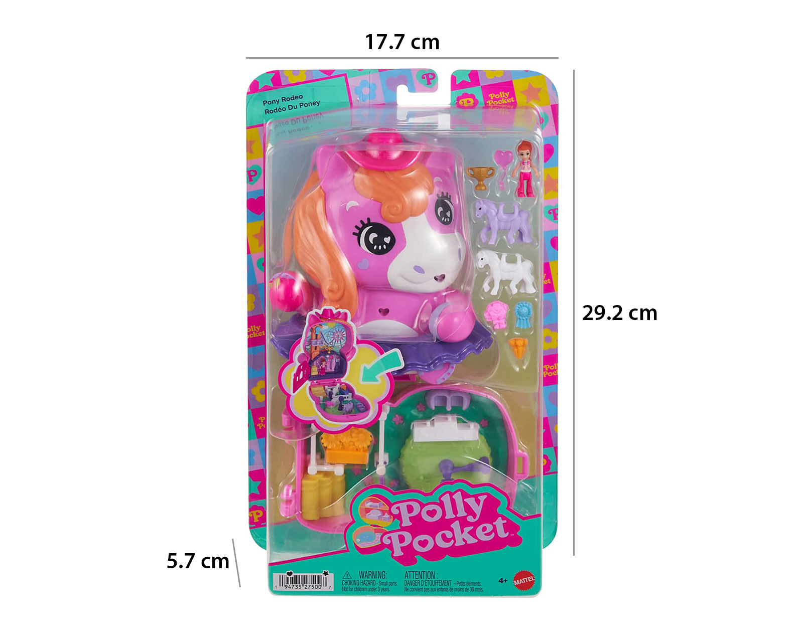 Foto 8 pulgar | Foto 7 | Rodeo Pony Polly Pocket con Accesorios