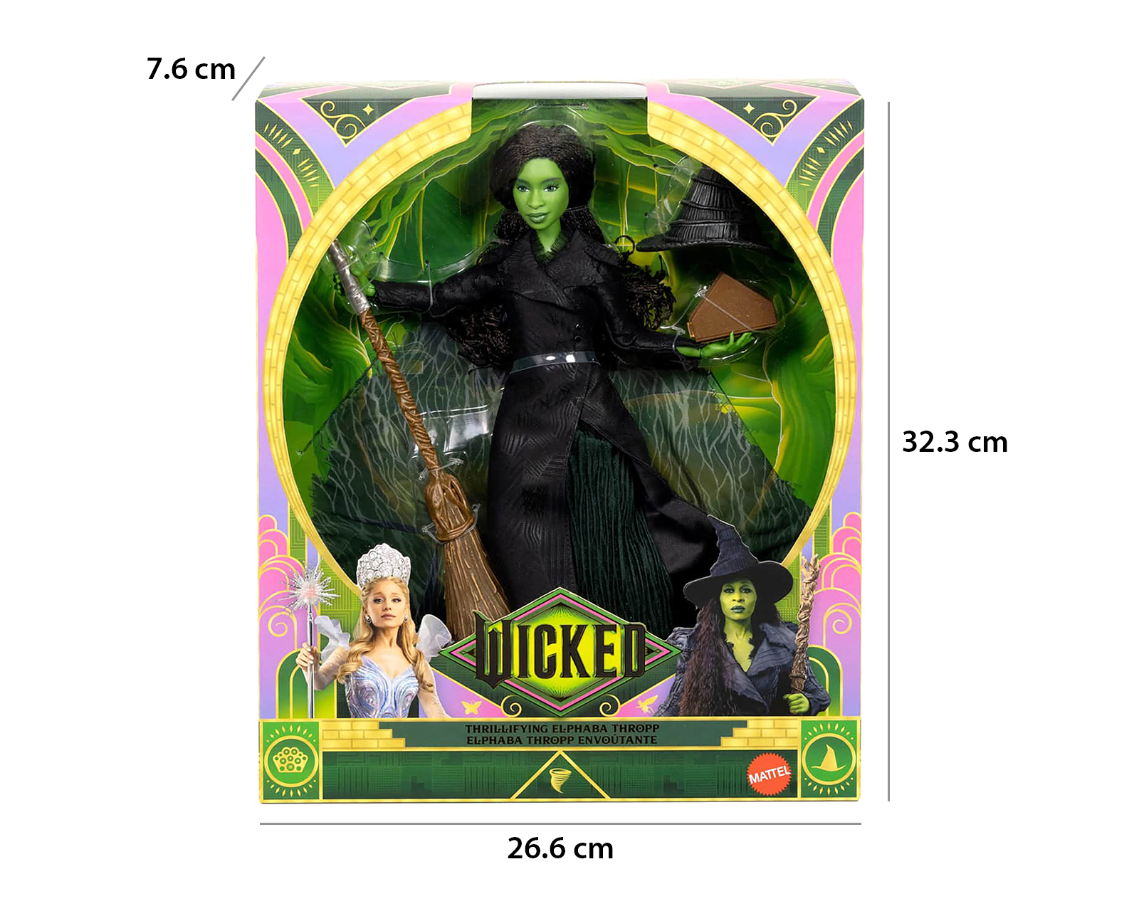 Foto 10 | Foto 10 | Elphaba Wicked Barbie con Accesorios