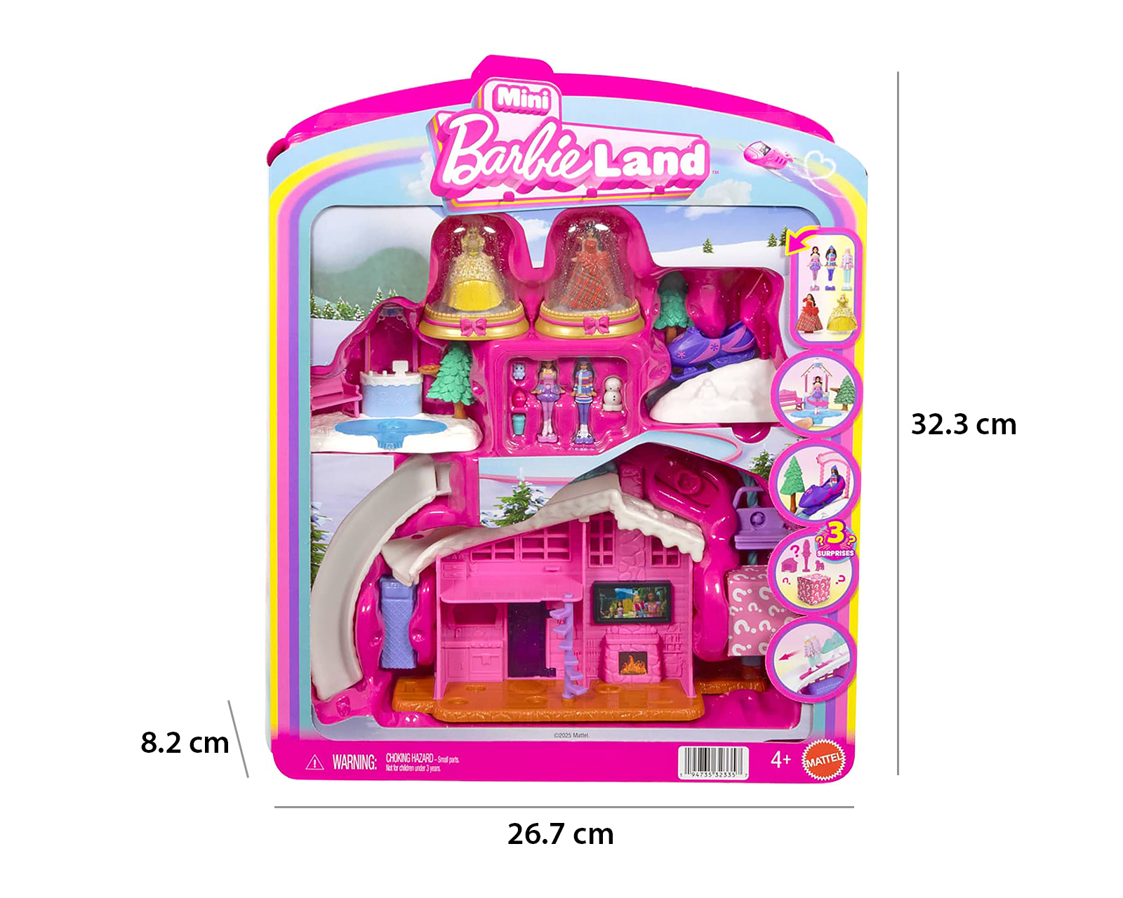 Foto 5 pulgar | Foto 4 | Set de Juego Barbie Mini BarbieLand con Accesorios