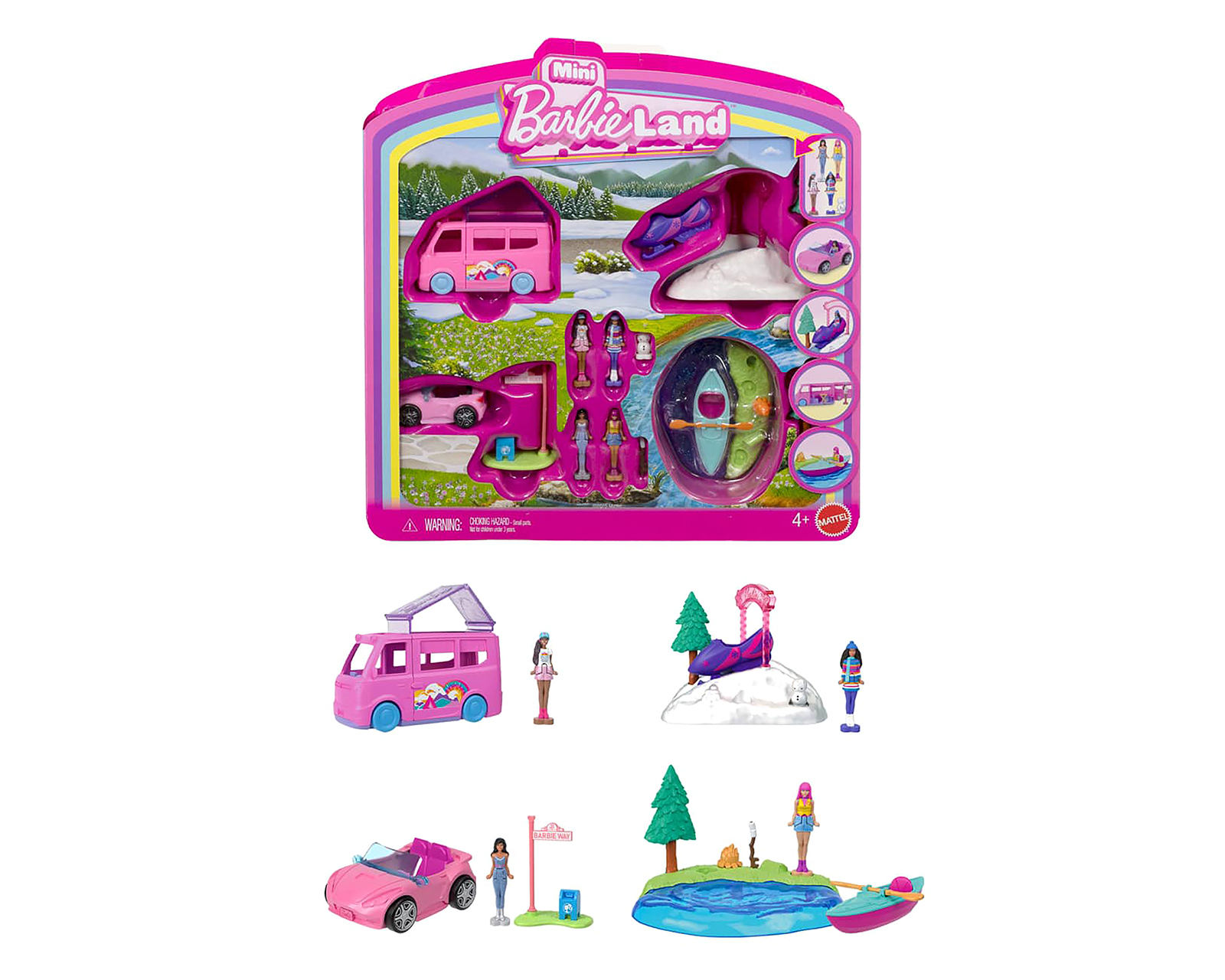 Foto 2 pulgar | Foto 1 | Set de Juego Barbie Mini BarbieLand con Accesorios