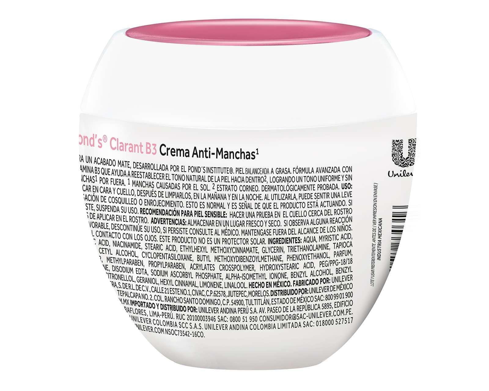 Foto 2 | Foto 2 | Crema Aclarante Pond´s Clarant B3 Piel Balanceada a Grasa 100 g