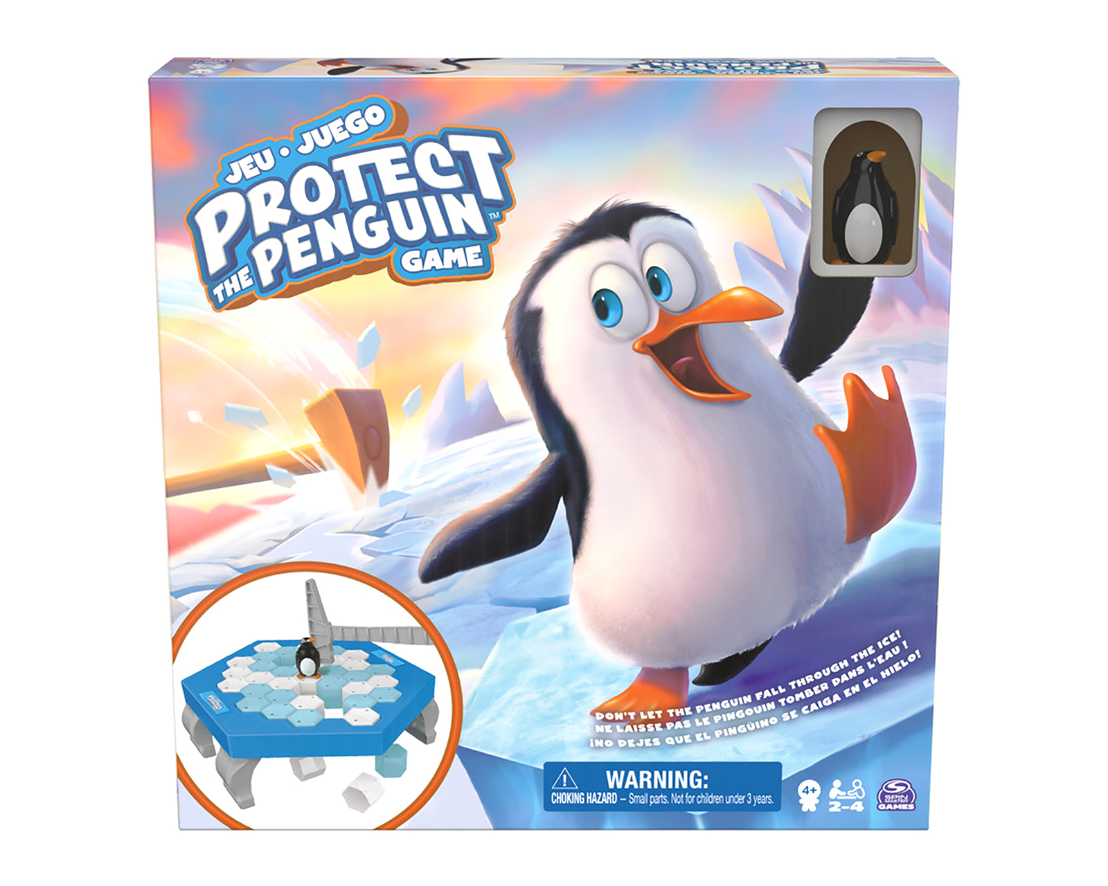 Foto 3 pulgar | Foto 2 | Juego de Mesa Protege al Pingüino Spin Master