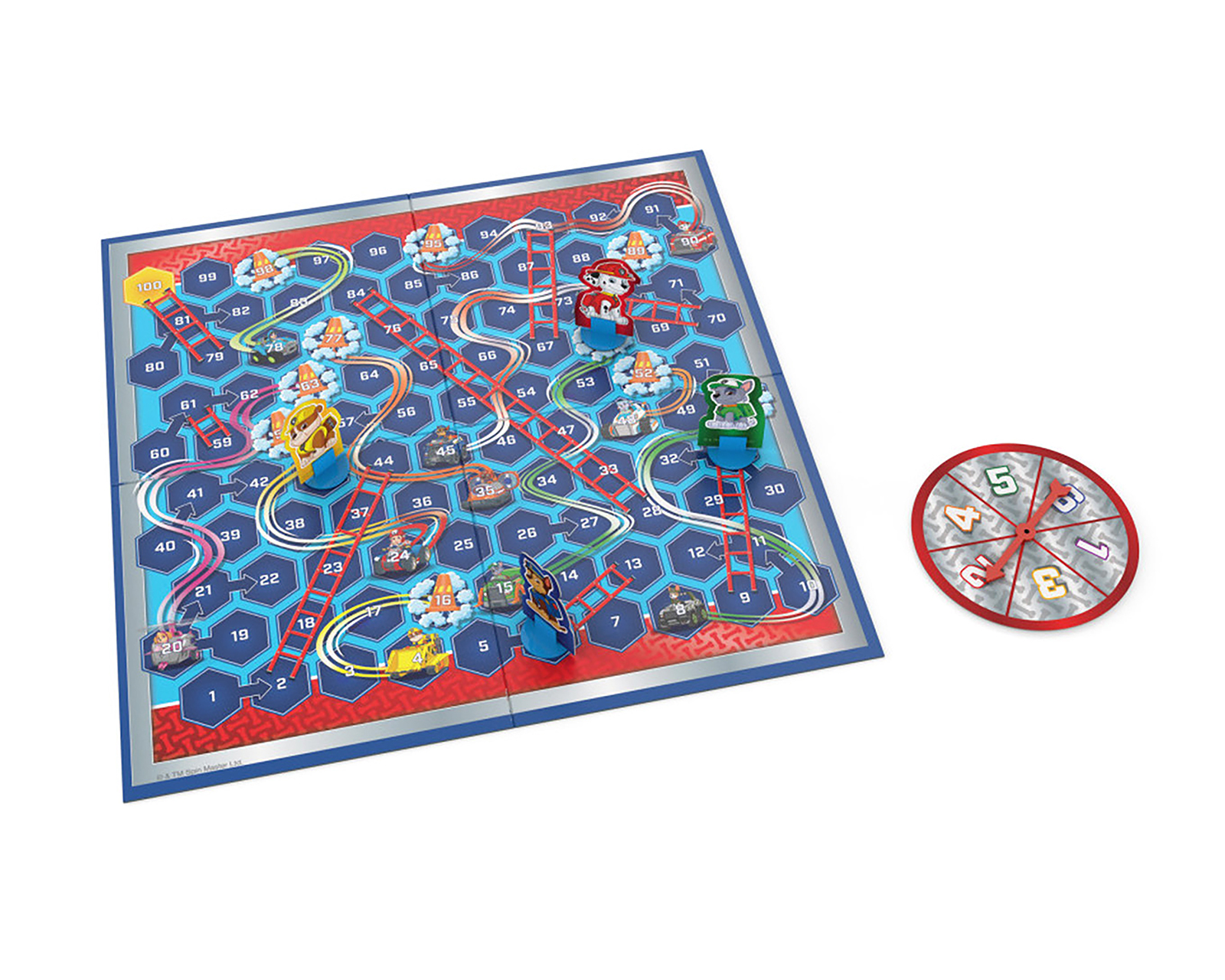 Foto 5 pulgar | Foto 4 | Juego de Mesa Cachorros y Escaleras Paw Patrol