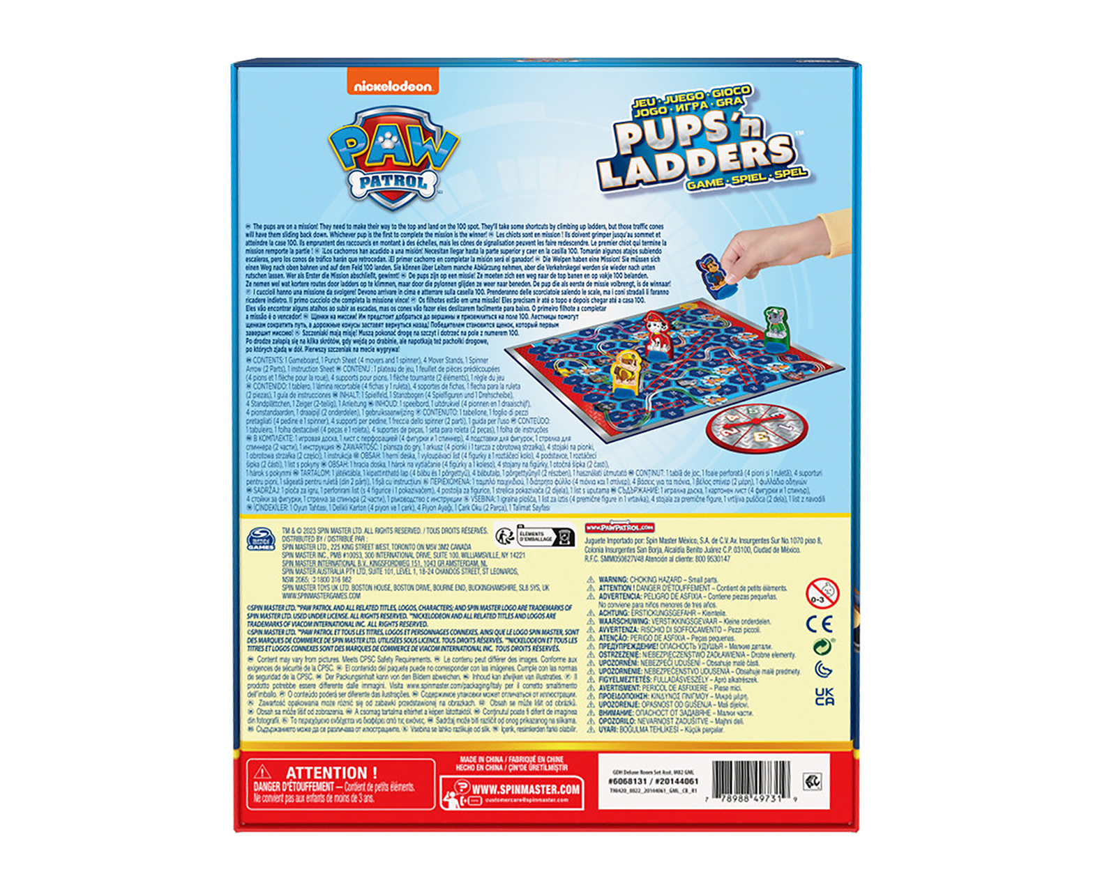 Foto 5 | Foto 5 | Juego de Mesa Cachorros y Escaleras Paw Patrol