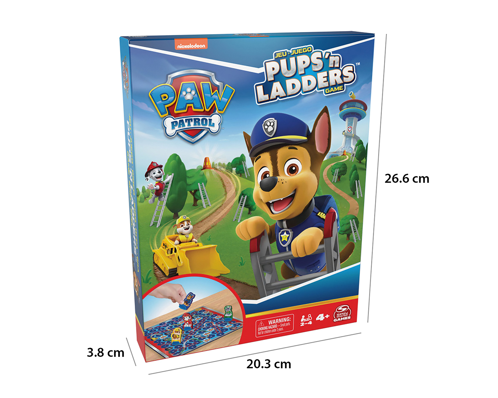 Foto 7 pulgar | Foto 6 | Juego de Mesa Cachorros y Escaleras Paw Patrol