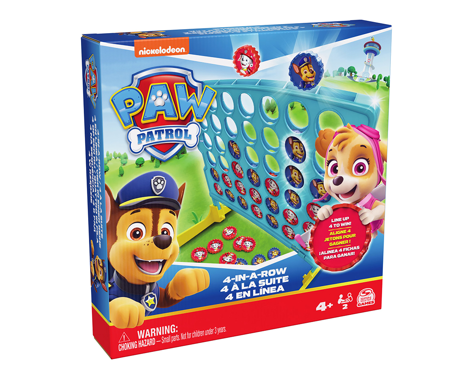 Foto 3 pulgar | Foto 2 | Juego de Mesa Cuatro en Línea Paw Patrol