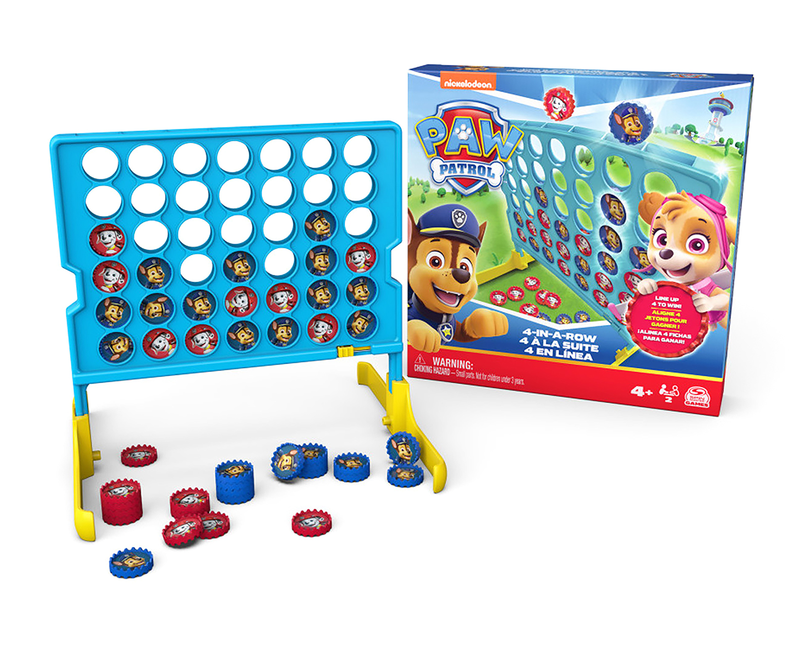 Foto 5 pulgar | Foto 4 | Juego de Mesa Cuatro en Línea Paw Patrol