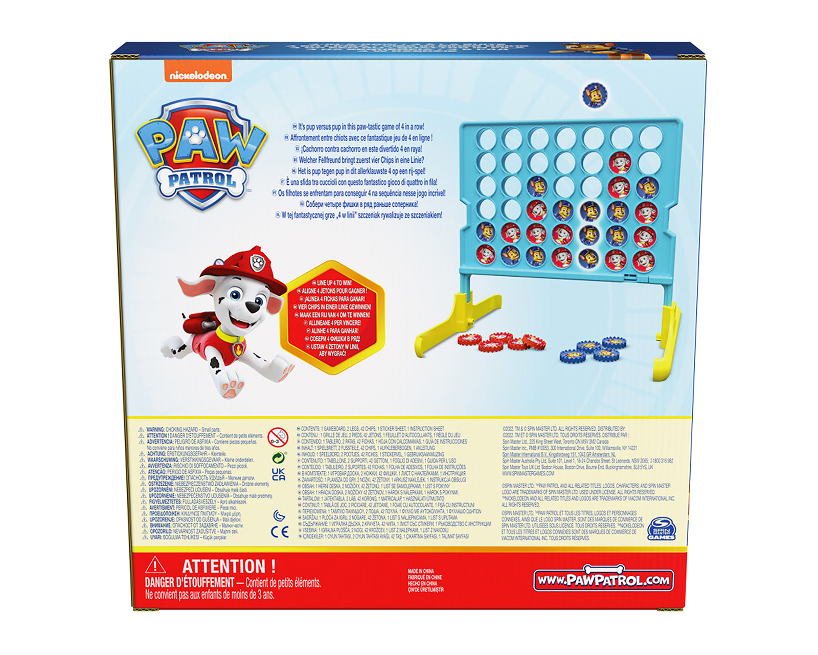 Foto 5 | Foto 5 | Juego de Mesa Cuatro en Línea Paw Patrol