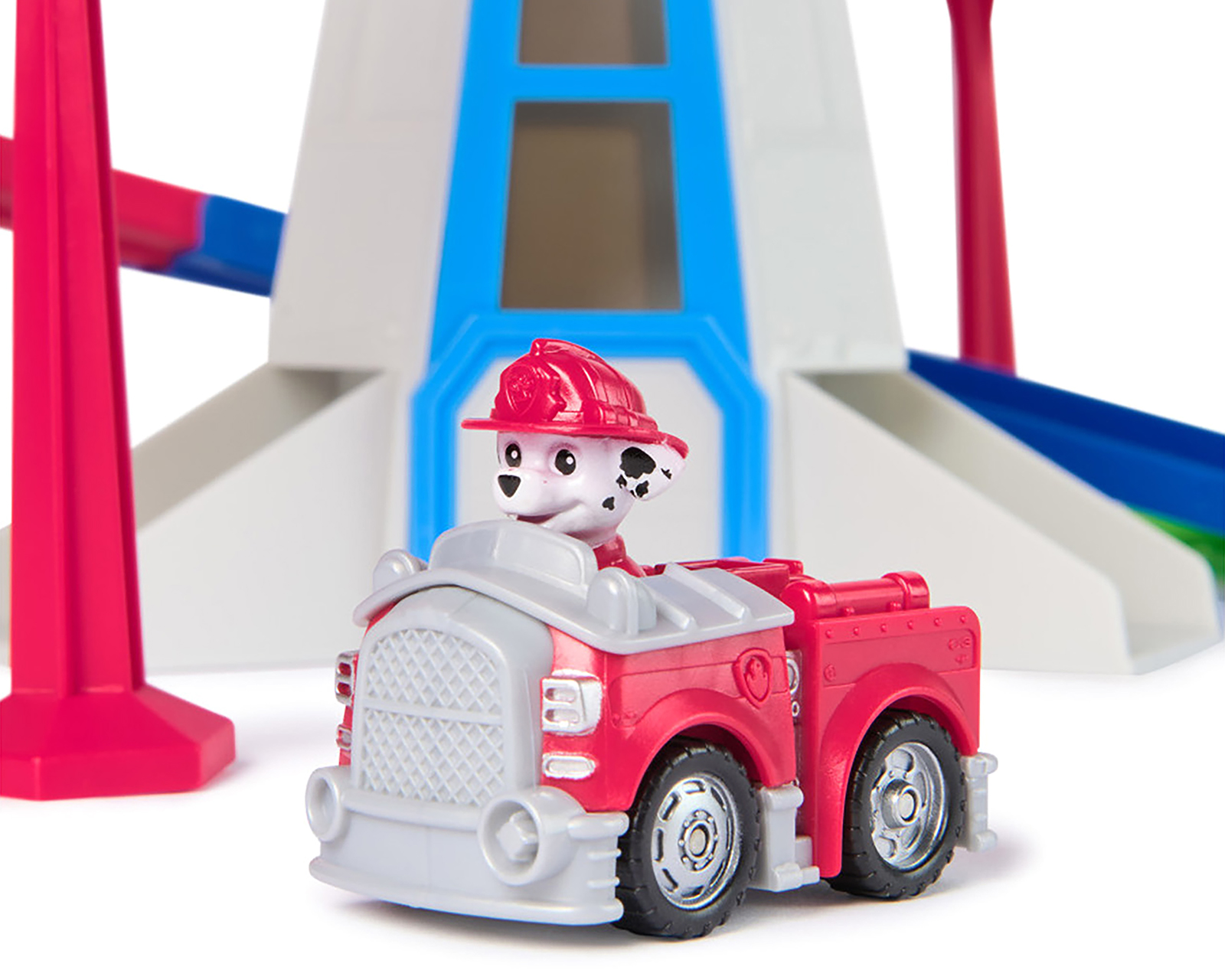 Foto 5 pulgar | Foto 4 | Set de Juego Race & Rescue Tower Paw Patrol con 2 Vehículos