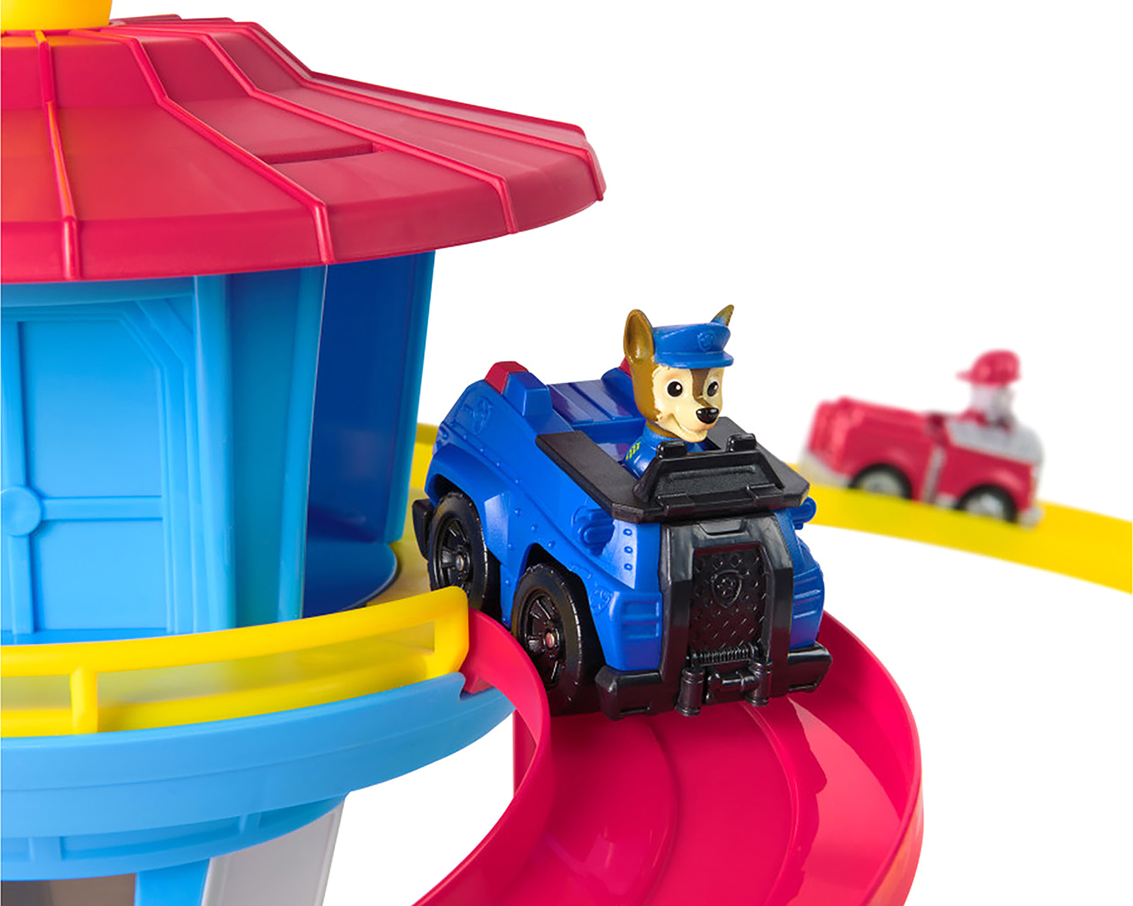 Foto 7 pulgar | Foto 6 | Set de Juego Race & Rescue Tower Paw Patrol con 2 Vehículos